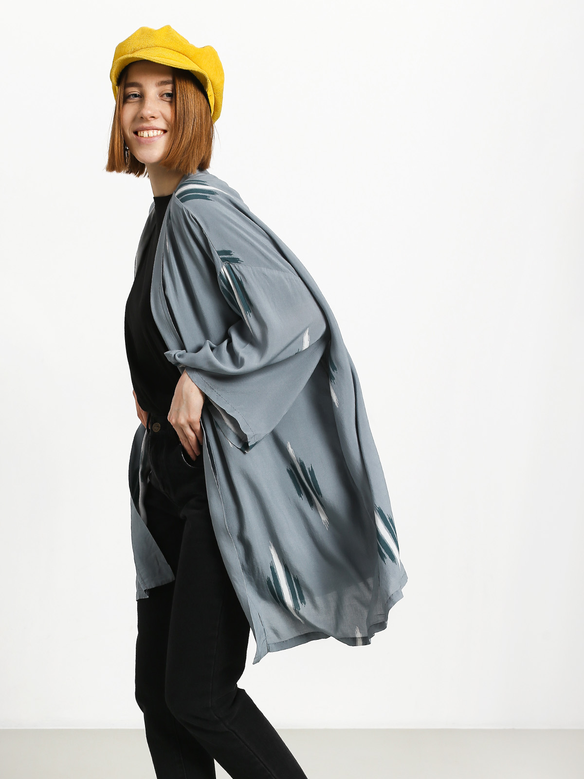 Tunika Brixton Evangeline Kimono Wmn (blue stone)