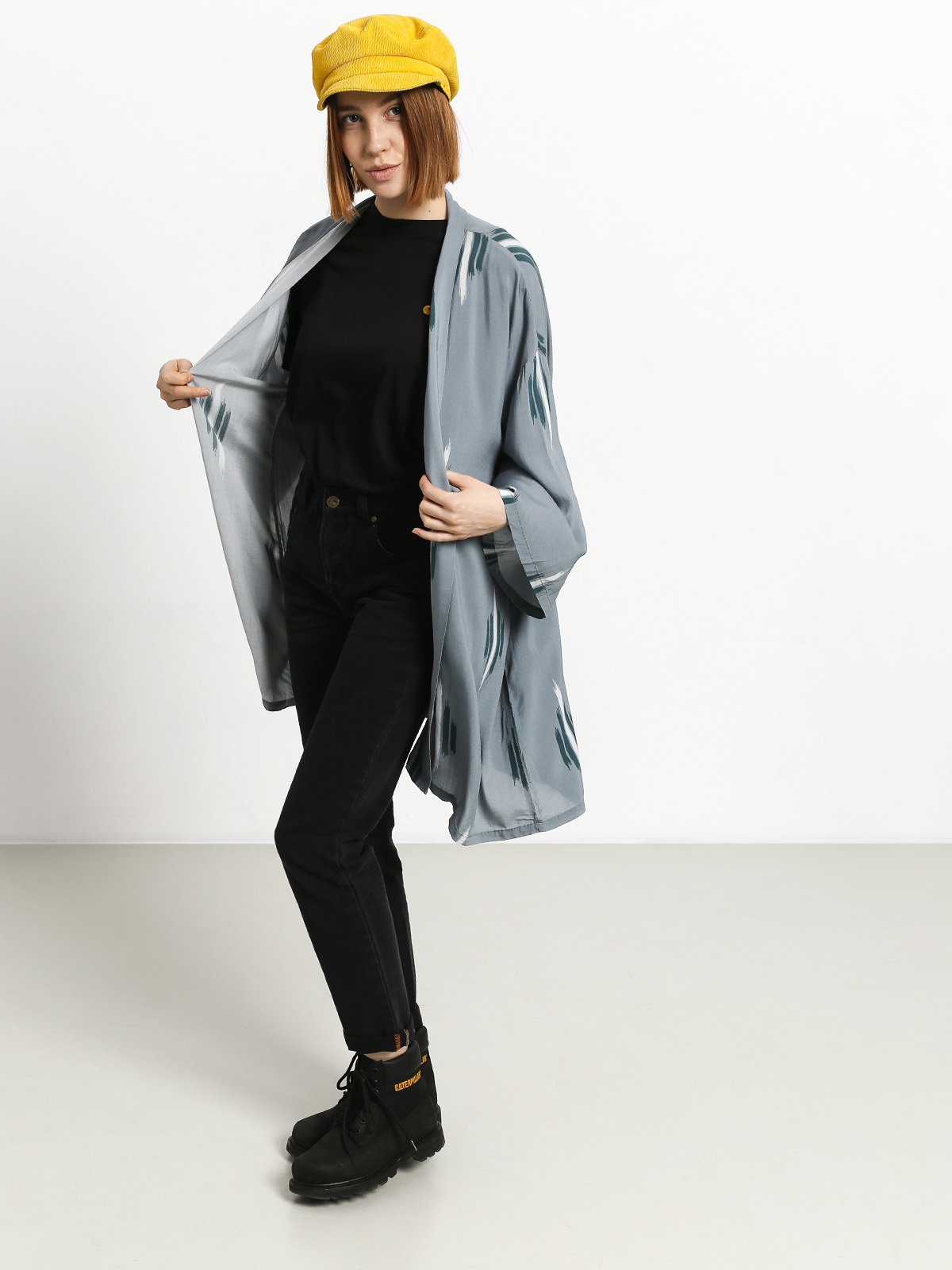 Tunika Brixton Evangeline Kimono Wmn (blue stone)