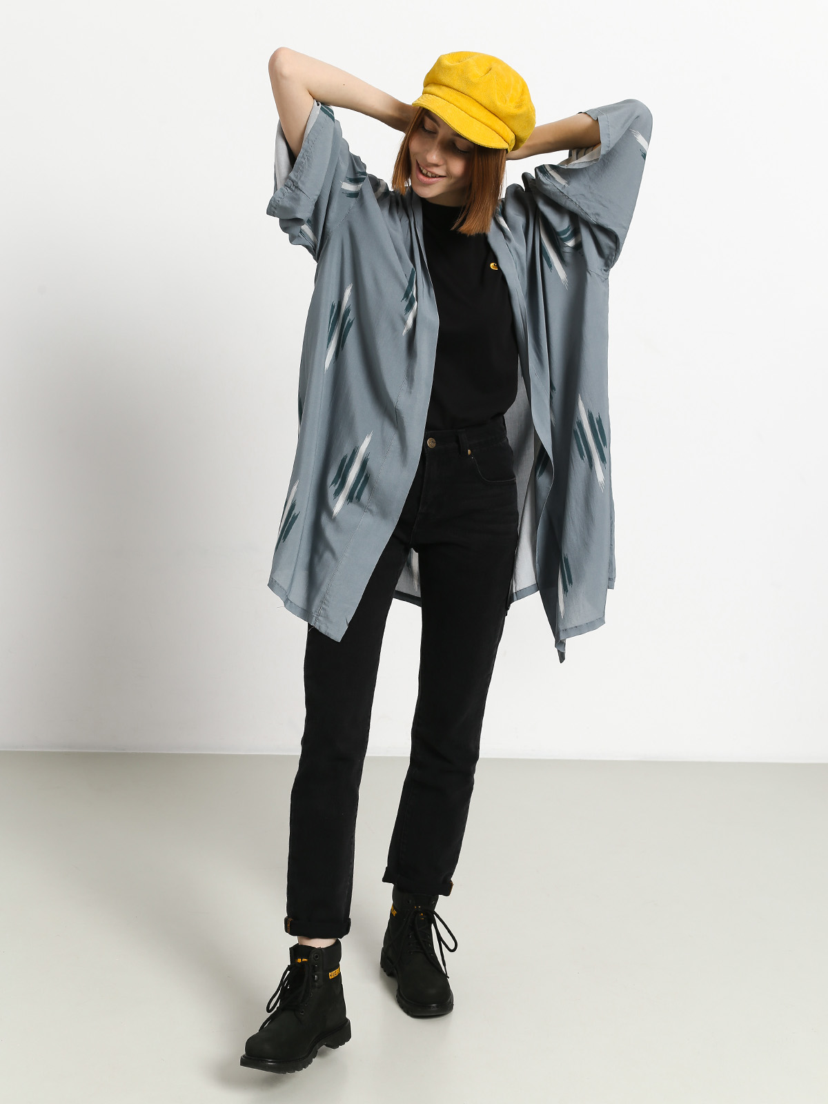 Tunika Brixton Evangeline Kimono Wmn (blue stone)