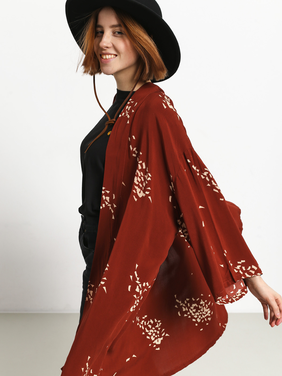 Tunika Brixton Evangeline Kimono Wmn (henna)