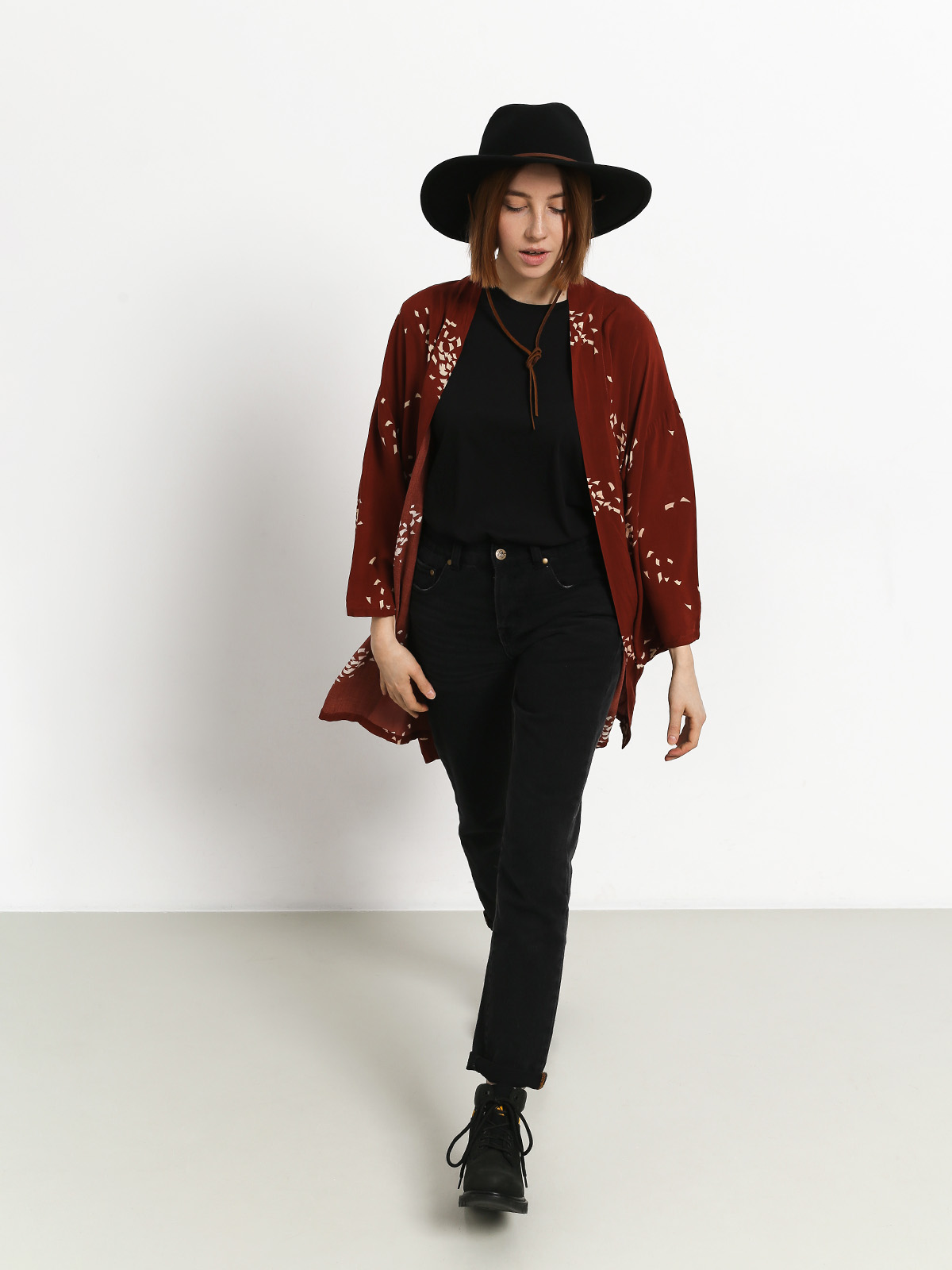 Tunika Brixton Evangeline Kimono Wmn (henna)