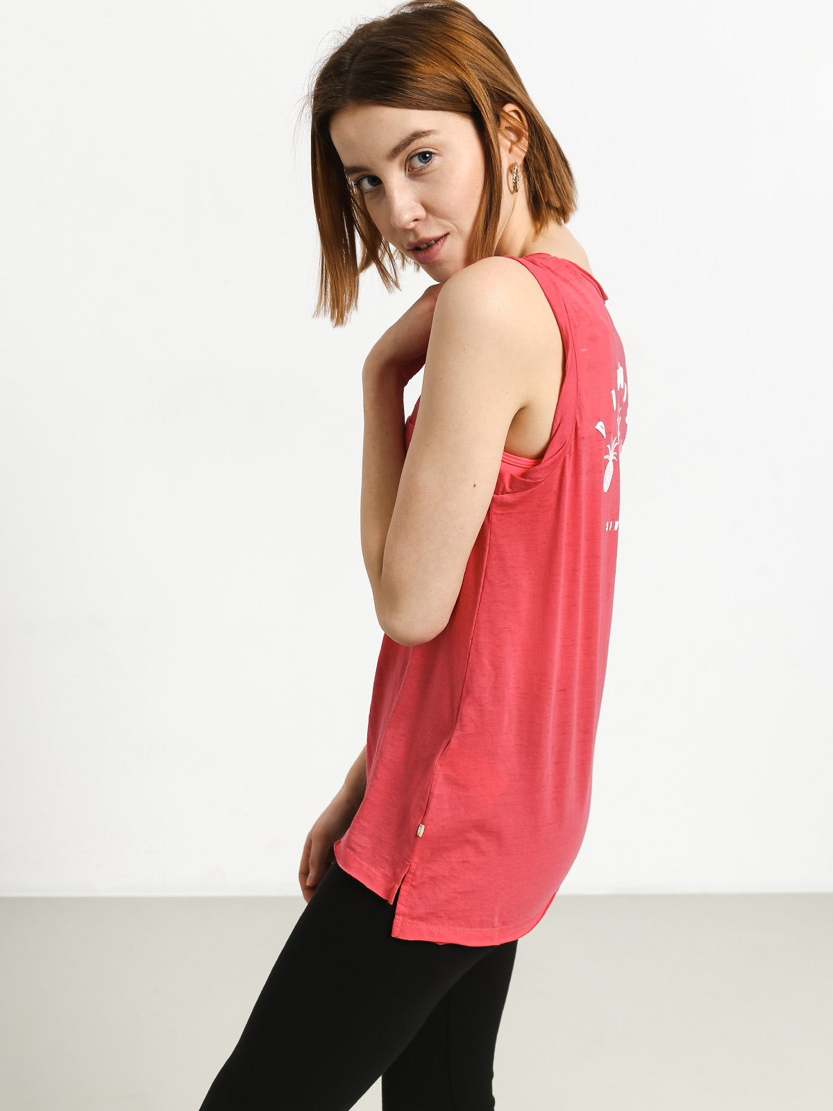 Koszulka Roxy Time For Another Day A Wmn (rouge red)