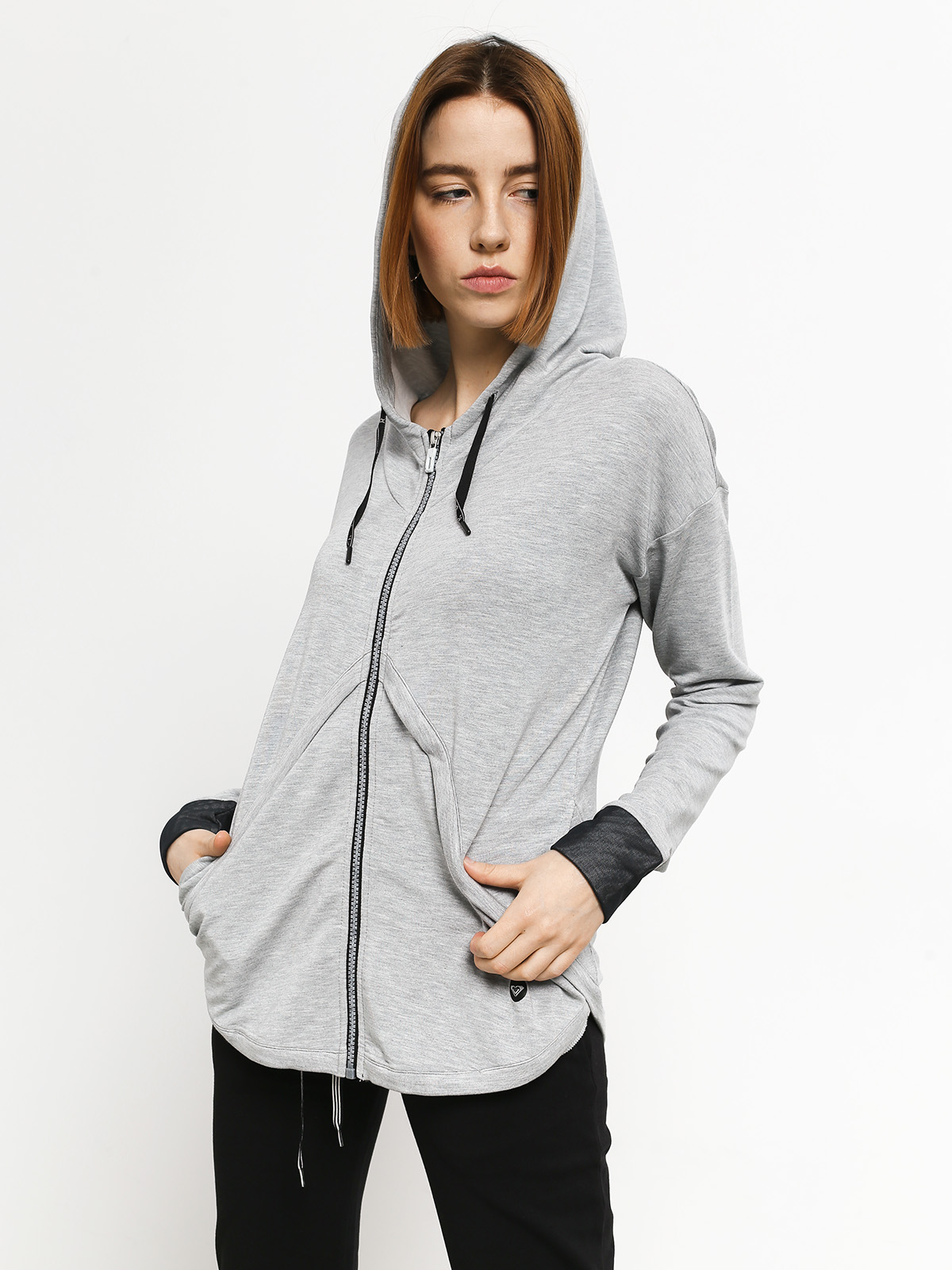 Bluza z kapturem Roxy Stormy Lovers ZHD Wmn (heritage heather)