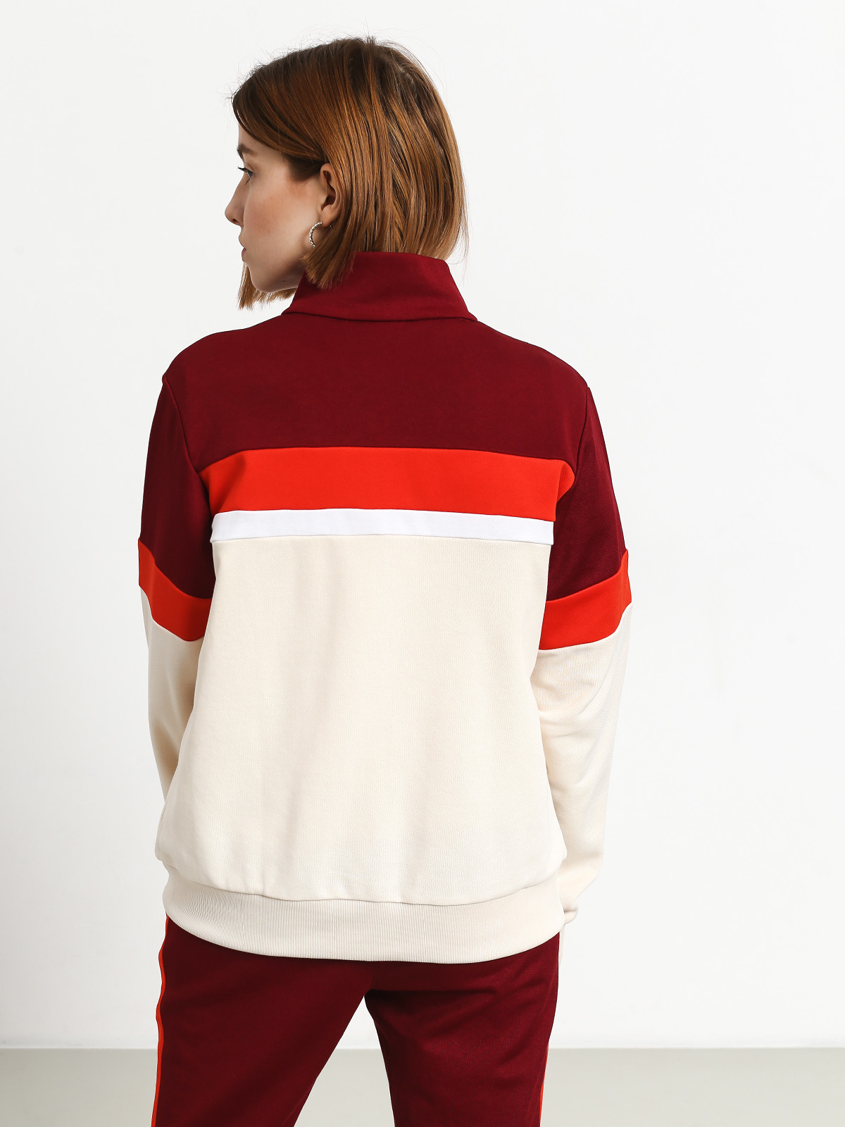 Kurtka Fila Nantale Wmn (rhubarb/whitecap gray/fiesta/bright white)