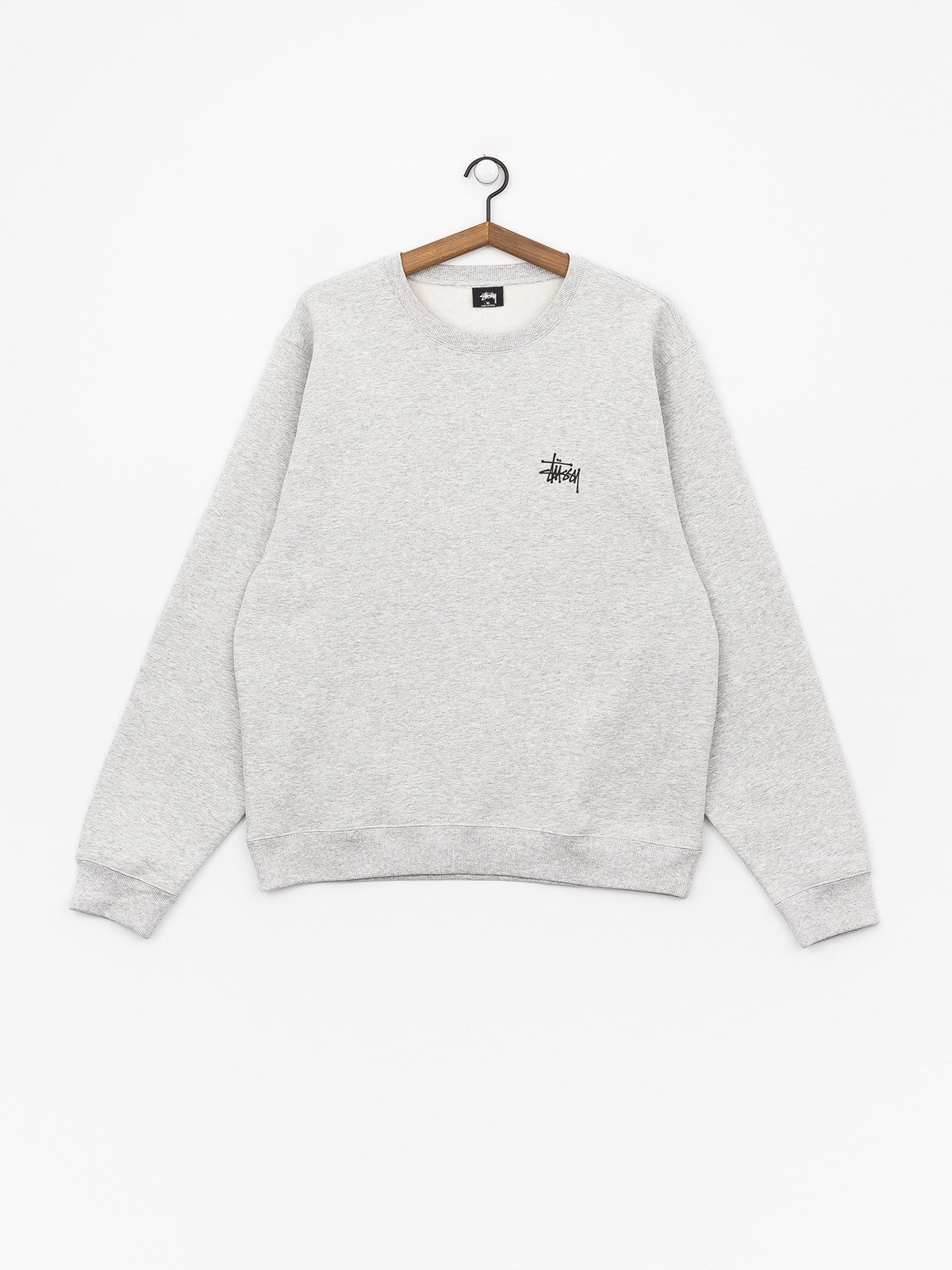 Bluza Stussy Basic Stussy Crew (ash heather)