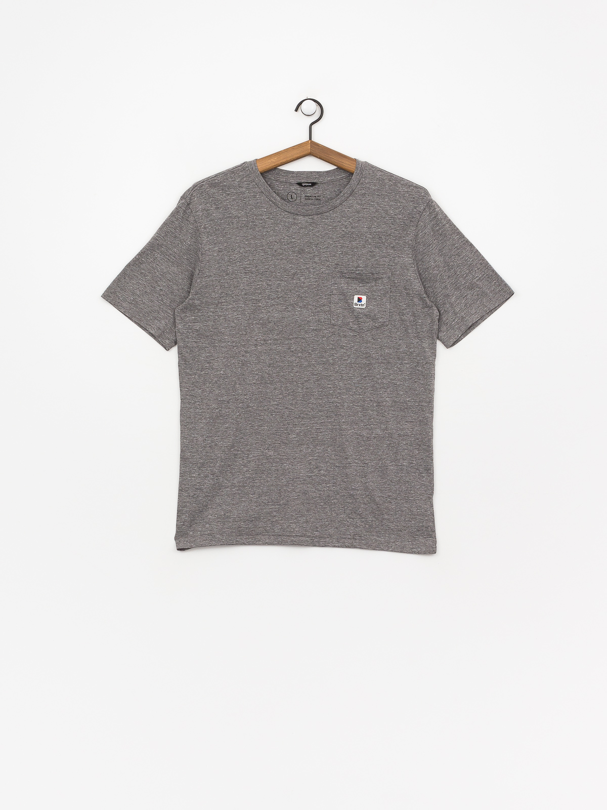 T-shirt Brixton Stowell Pkt (heather grey)