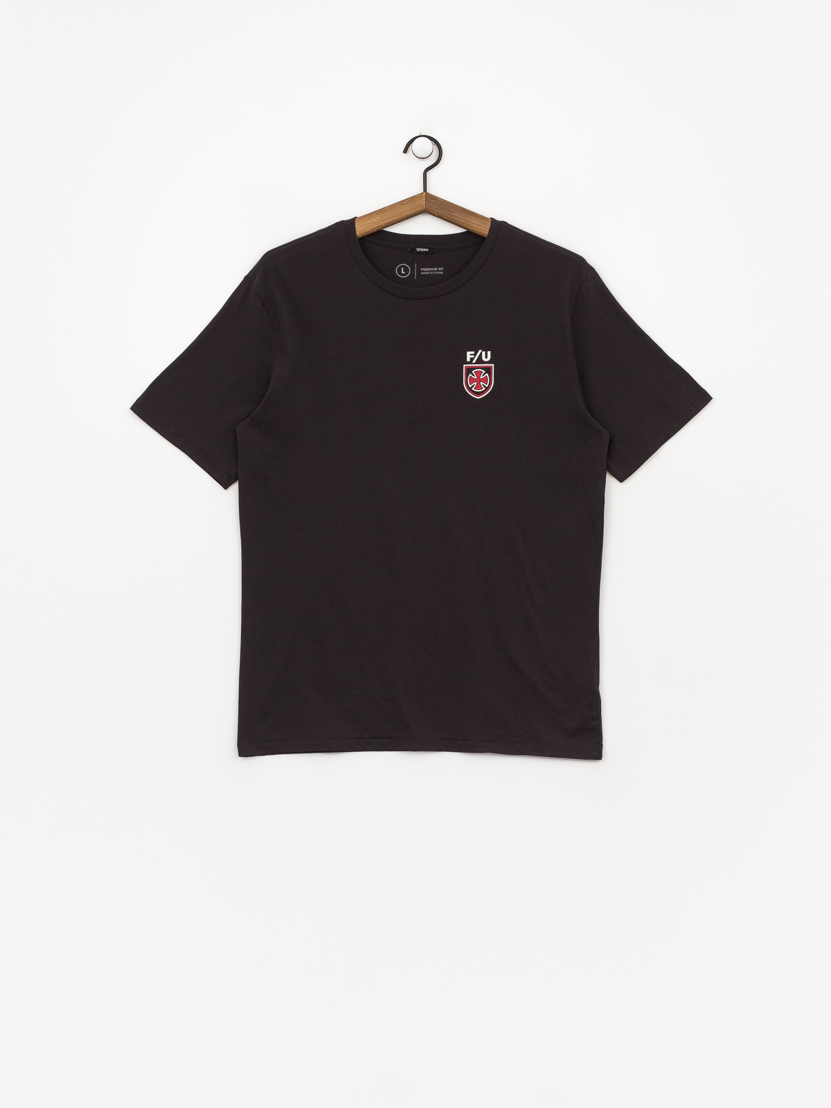 T-shirt Brixton Hedge Prt (washed black)