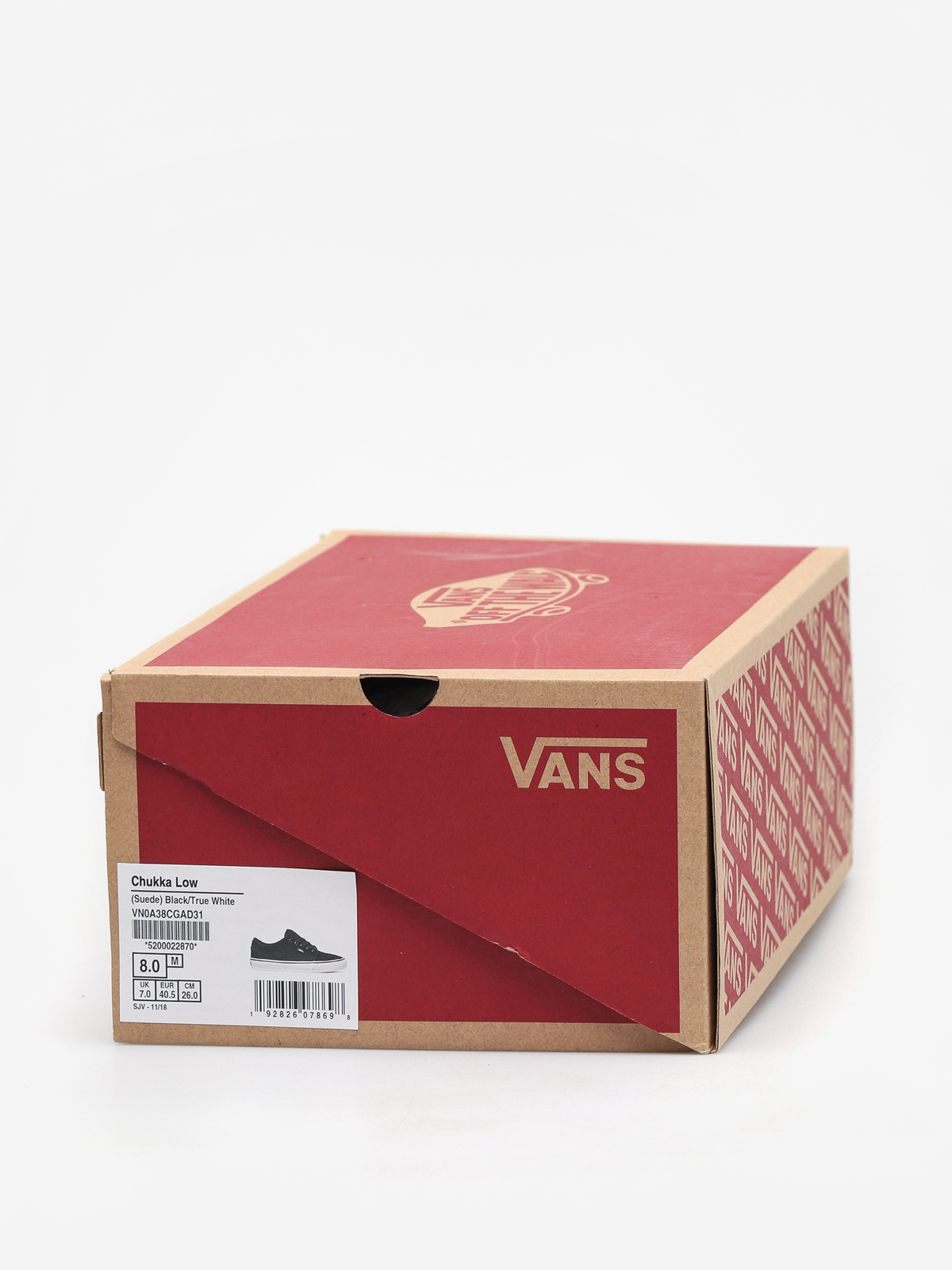 Buty Vans Chukka Low (suede/black/true white)
