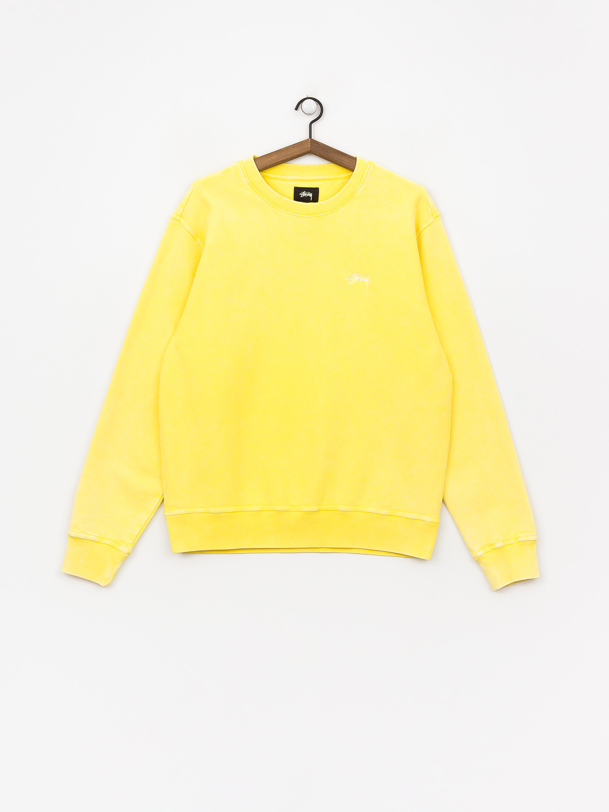 Bluza Stussy Stock Logo Crew (yellow)