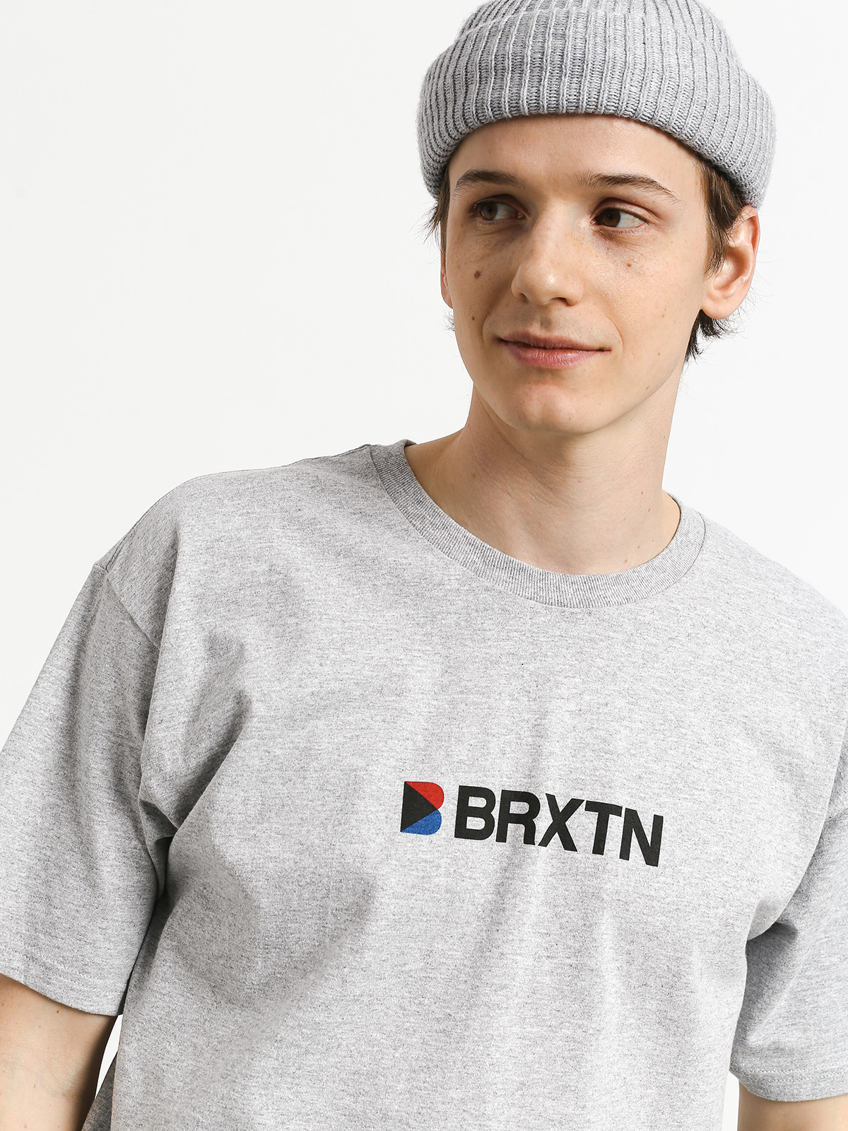 T-shirt Brixton Stowell Iv Stt (heather grey)