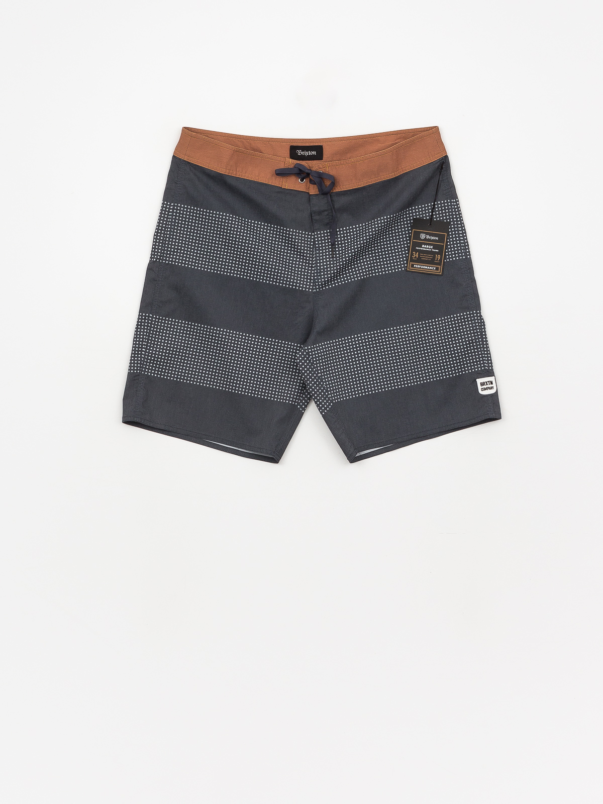 Boardshorty Brixton Barge Stripe Trunk (navy/off white)