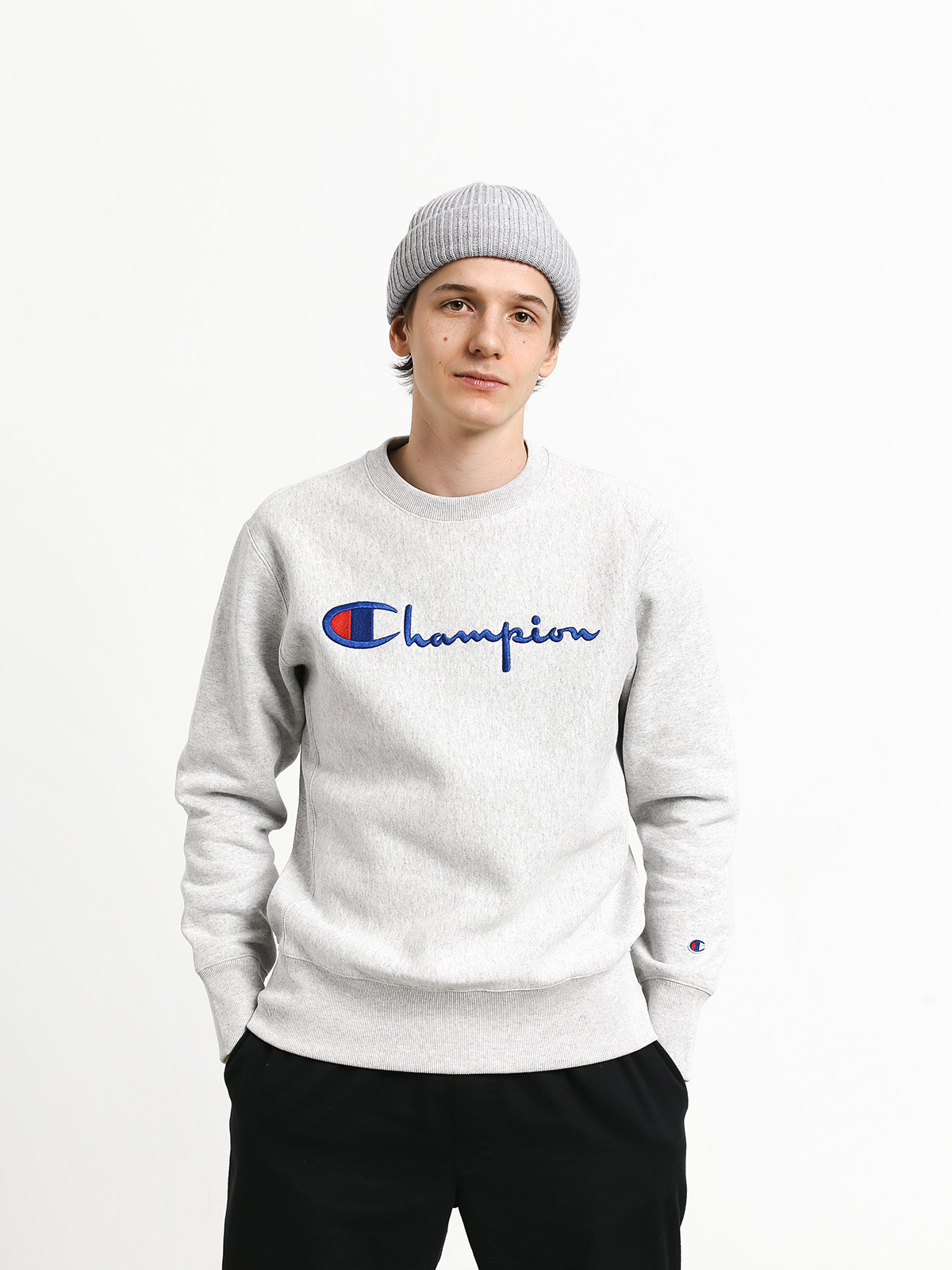 Bluza Champion Premium Reverse Weave Big Logo Crewneck Loxgm