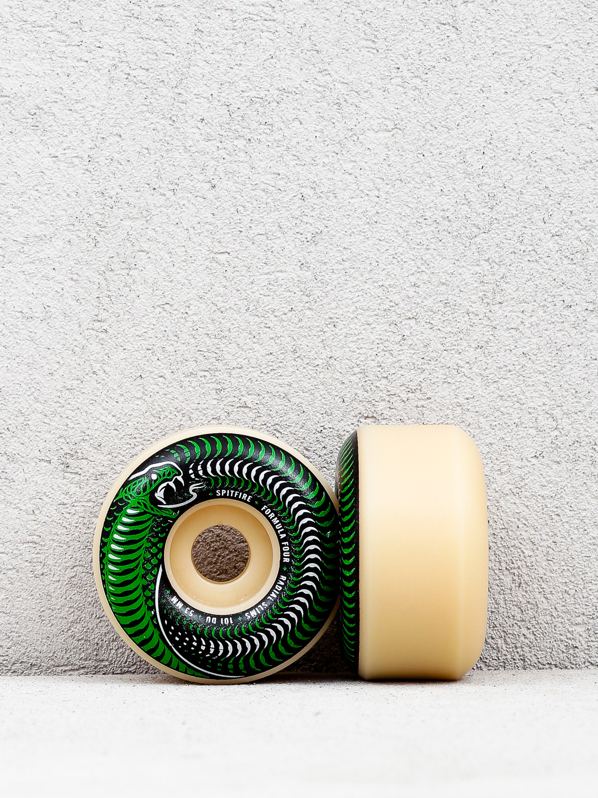 Kółka Spitfire F4 99 Venomous Radial (white/green)