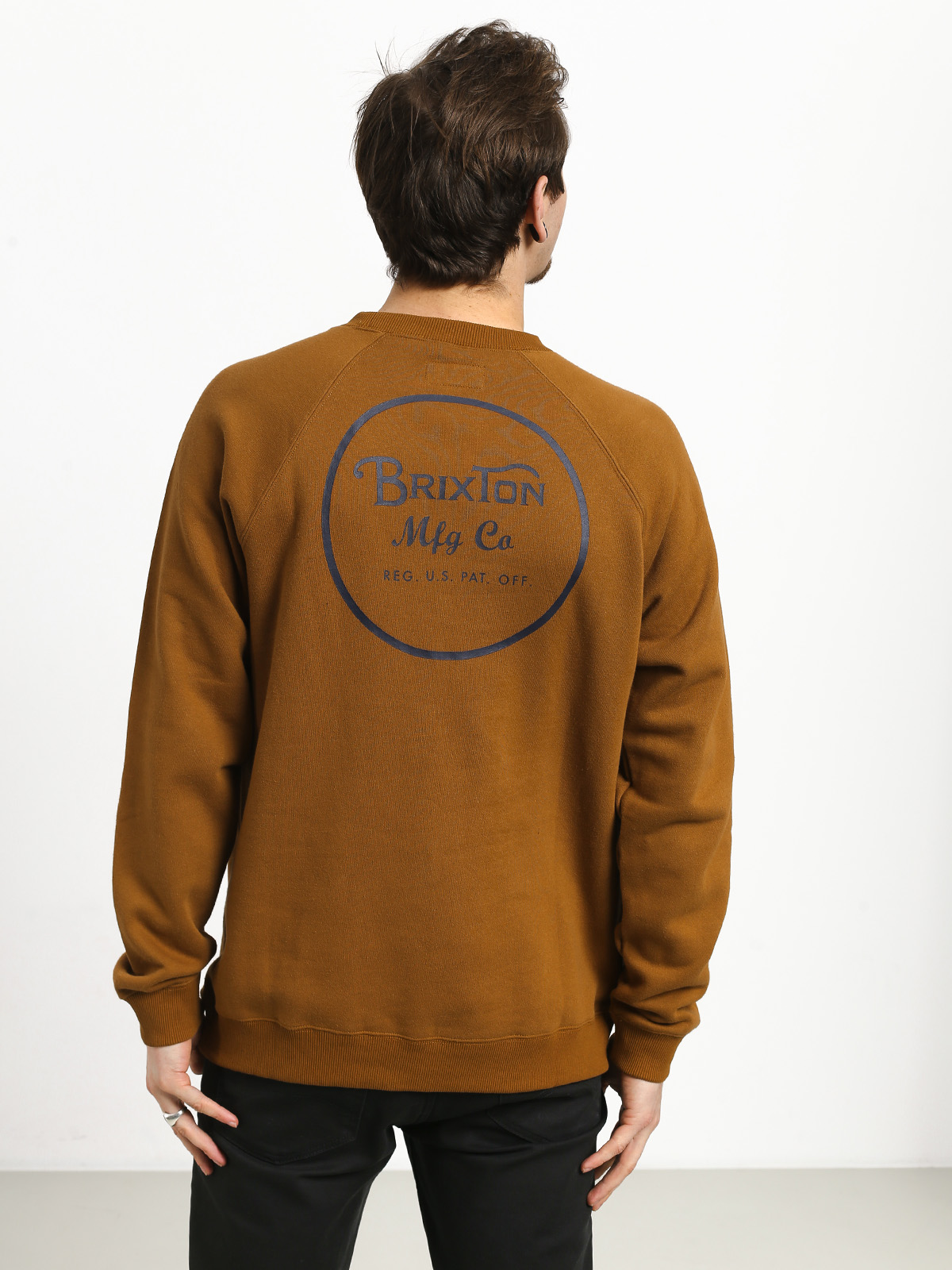 Bluza Brixton Wheeler Intl Crew (washed copper)