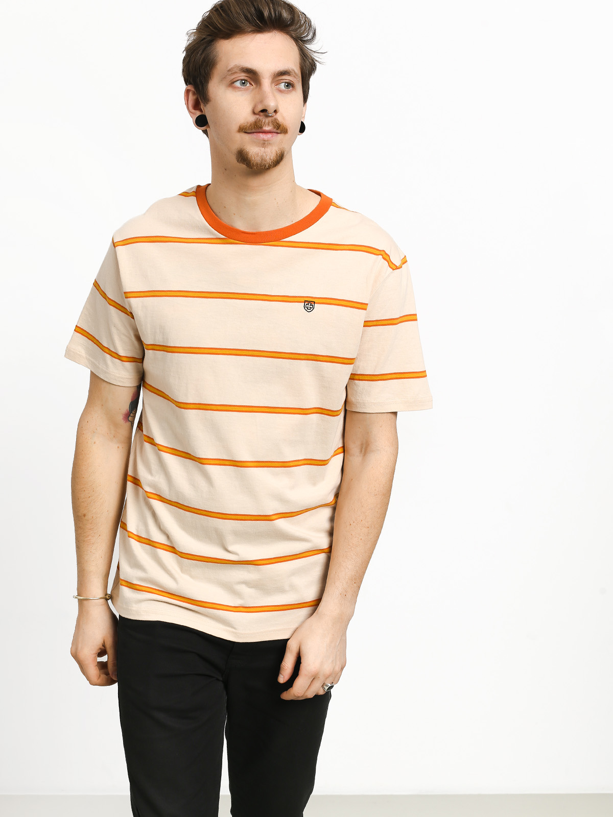 T-shirt Brixton Deputy (orange/tan)