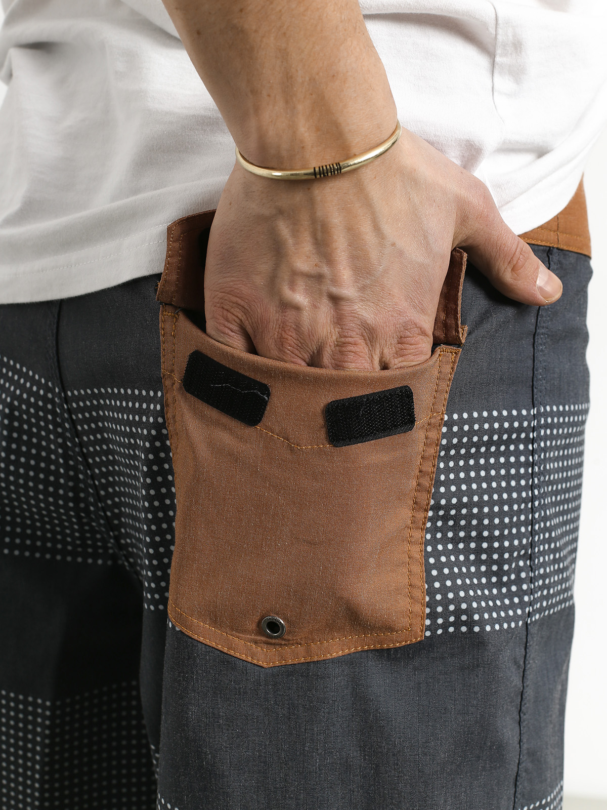 Boardshorty Brixton Barge Stripe Trunk (navy/off white)