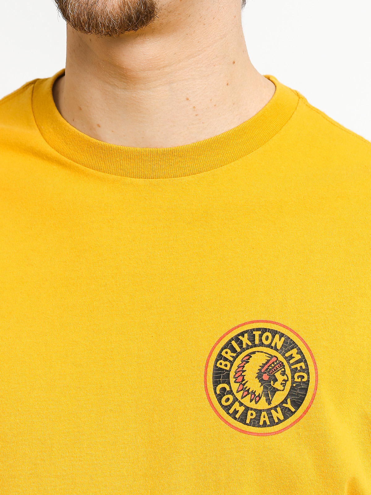 T-shirt Brixton Rival II Stnd (nugget gold)