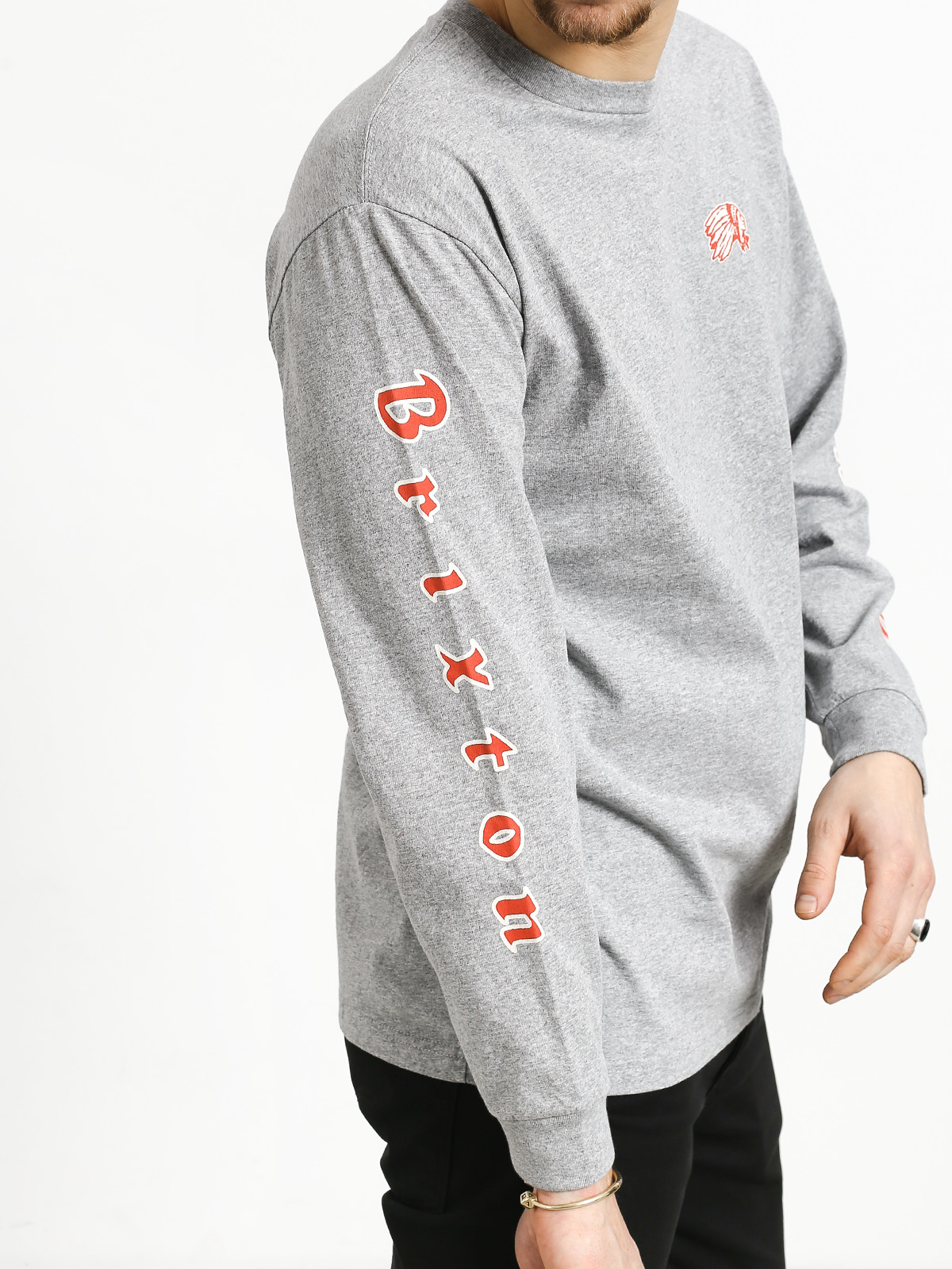 Longsleeve Brixton Primo Stt (heather grey)