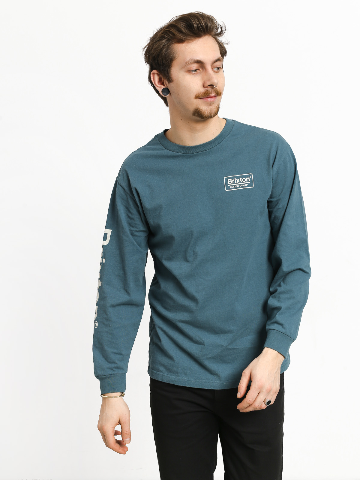 Longsleeve Brixton Palmer Sv Stt (orion blue)