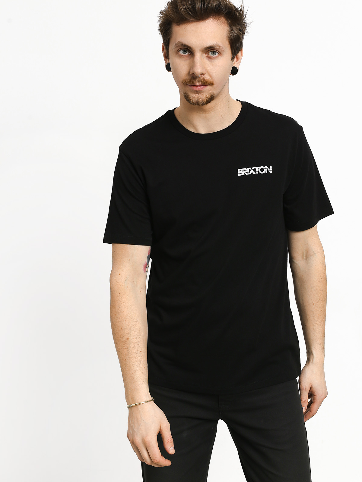 T-shirt Brixton Interceptor II Prt (black)