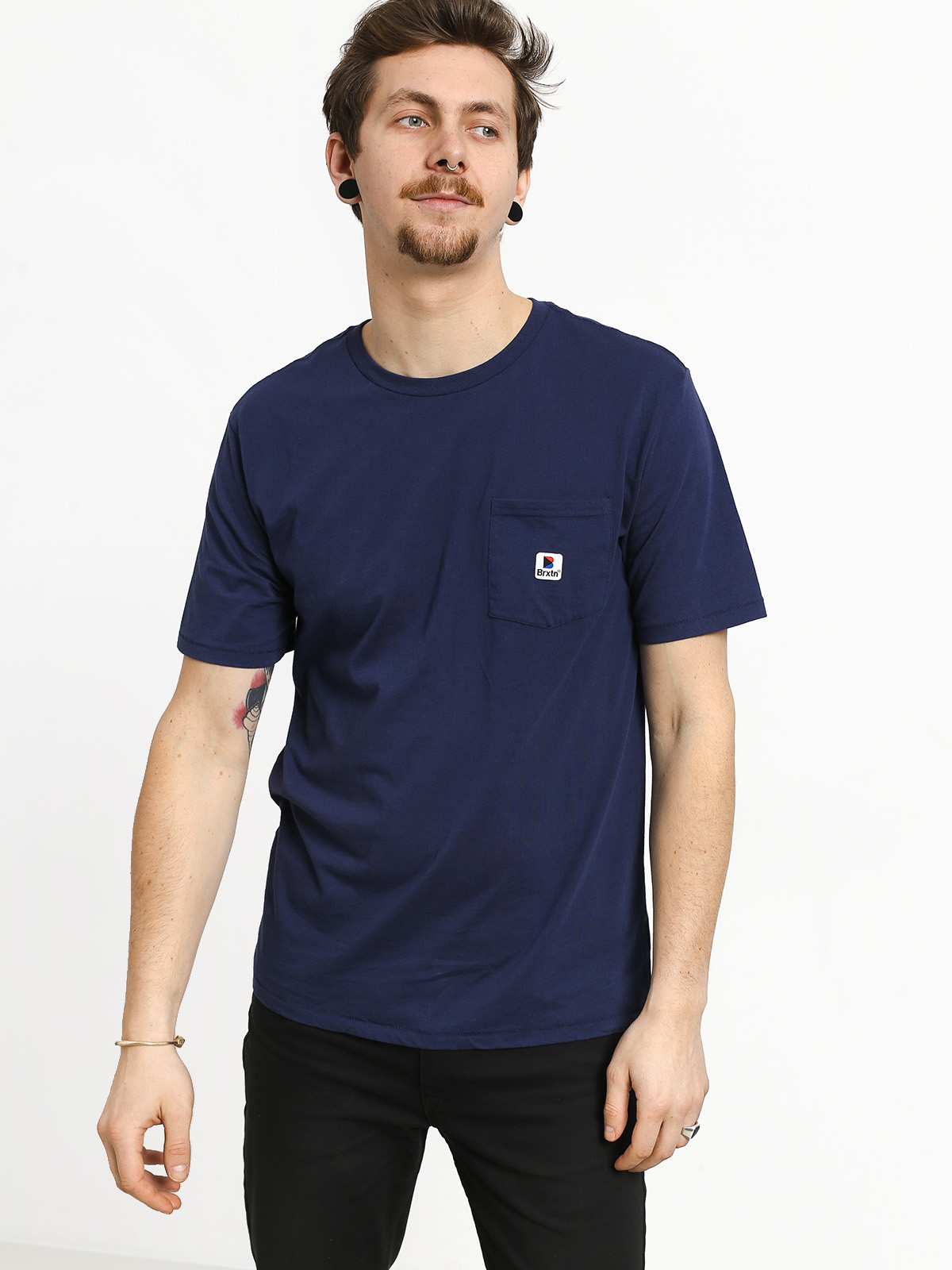T-shirt Brixton Stowell Pkt (patriot blue)