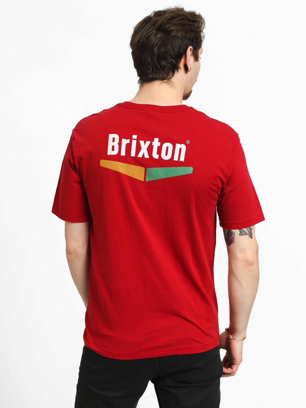 T-shirt Brixton Velocity Pkt (scarlet)