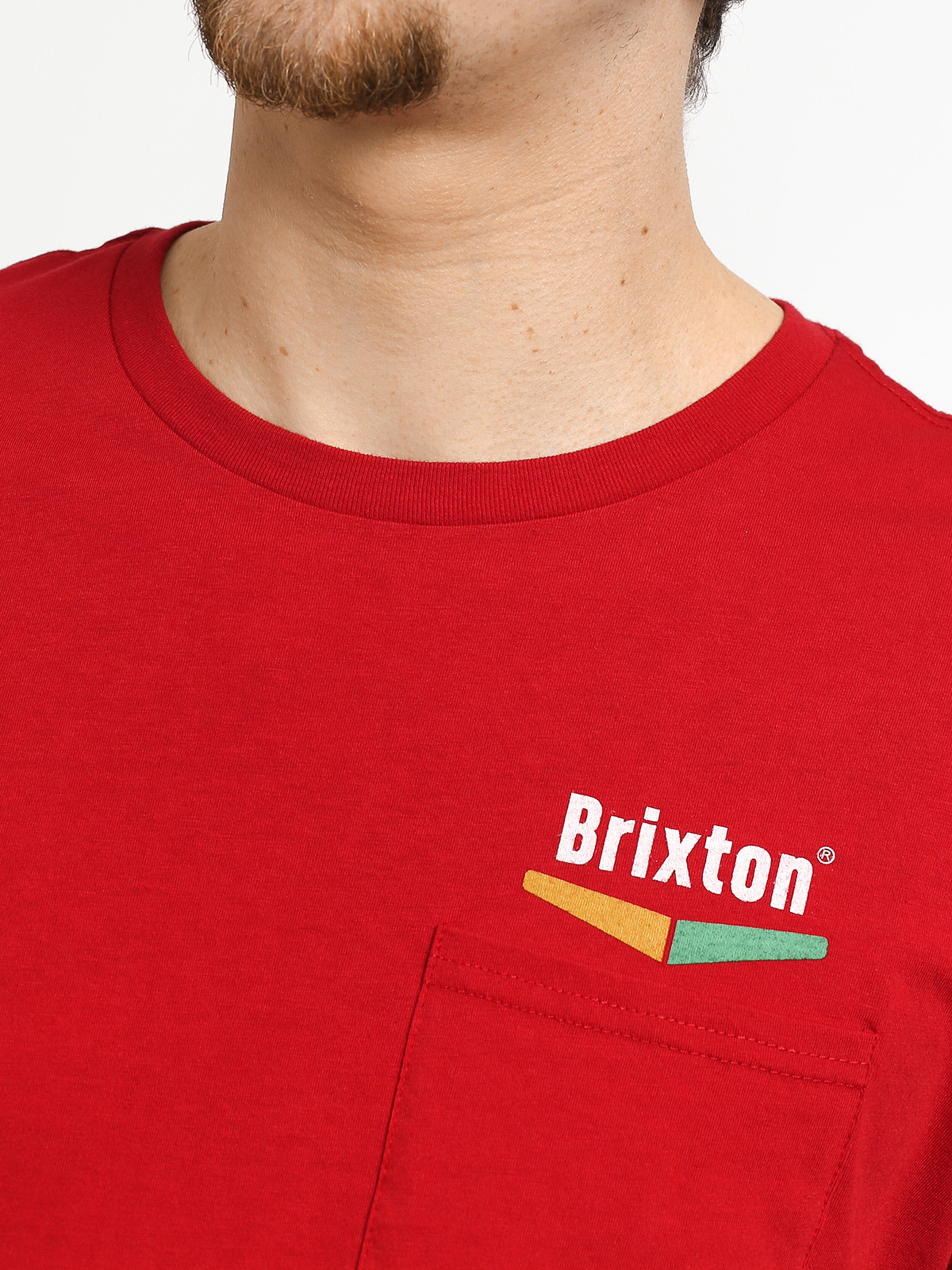 T-shirt Brixton Velocity Pkt (scarlet)
