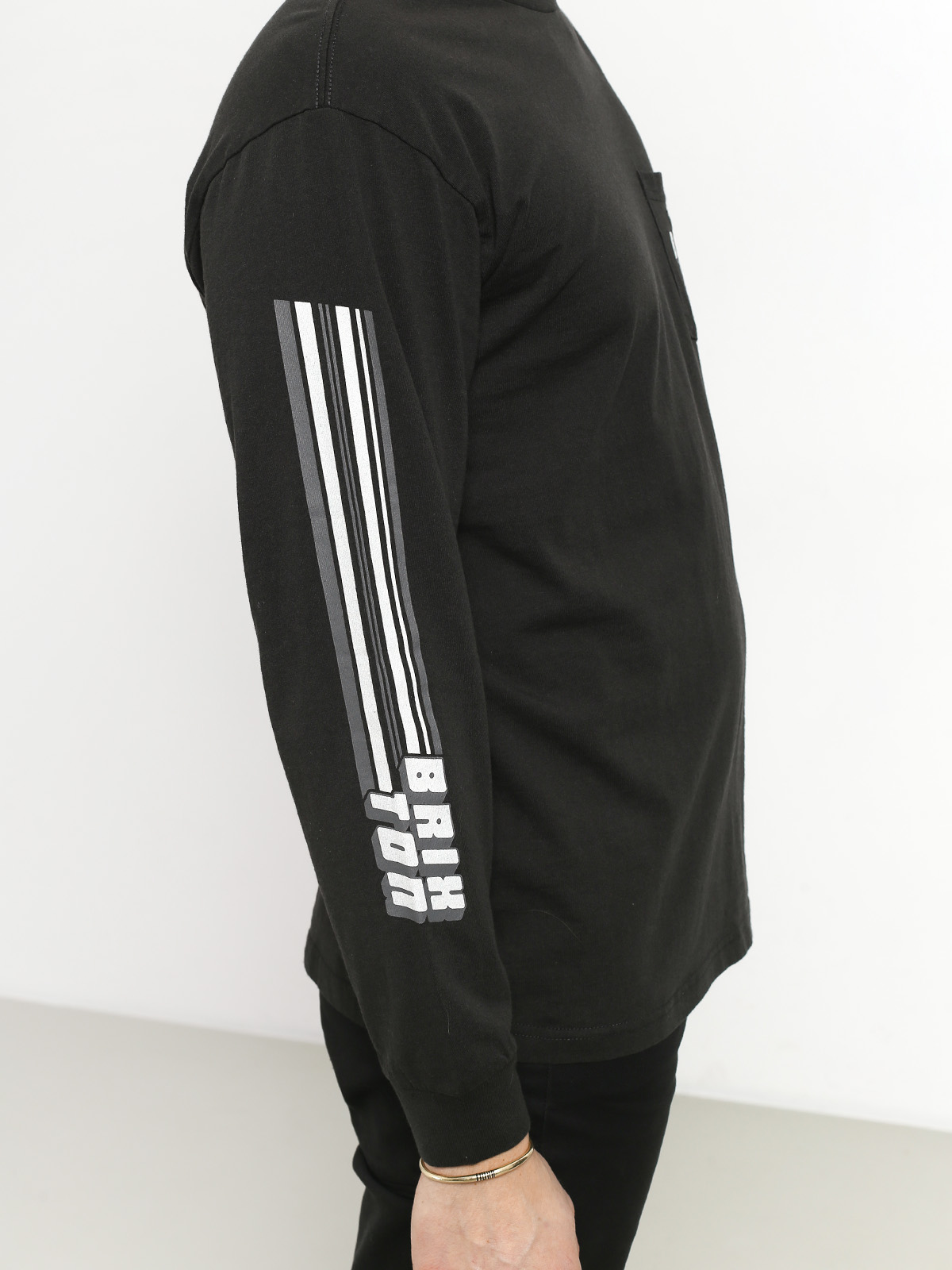 Longsleeve Brixton Chiba Stt Pkt (washed black)