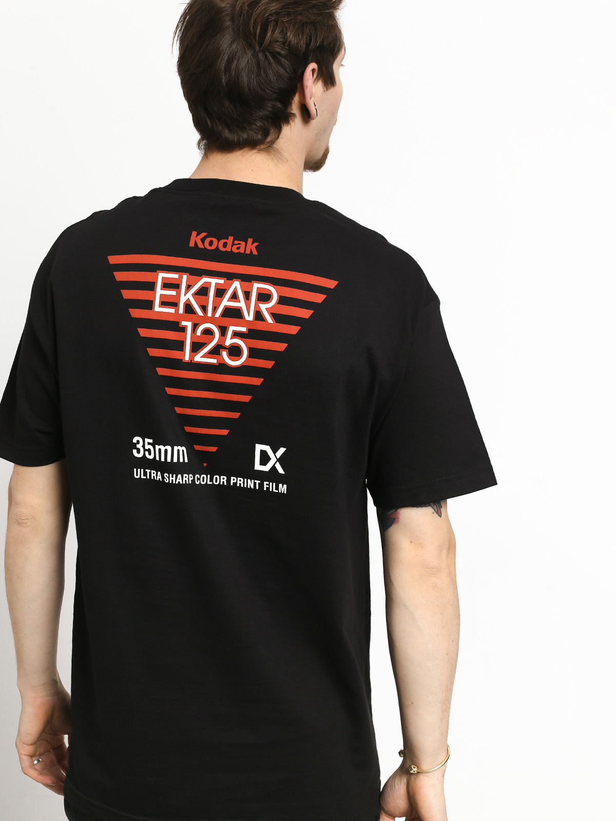 T-shirt Girl Skateboard Kodak Ektar (black)