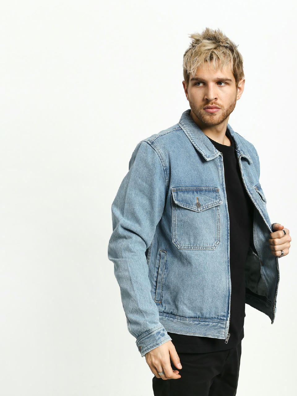 Kurtka Stussy Denim Garage (light blue)