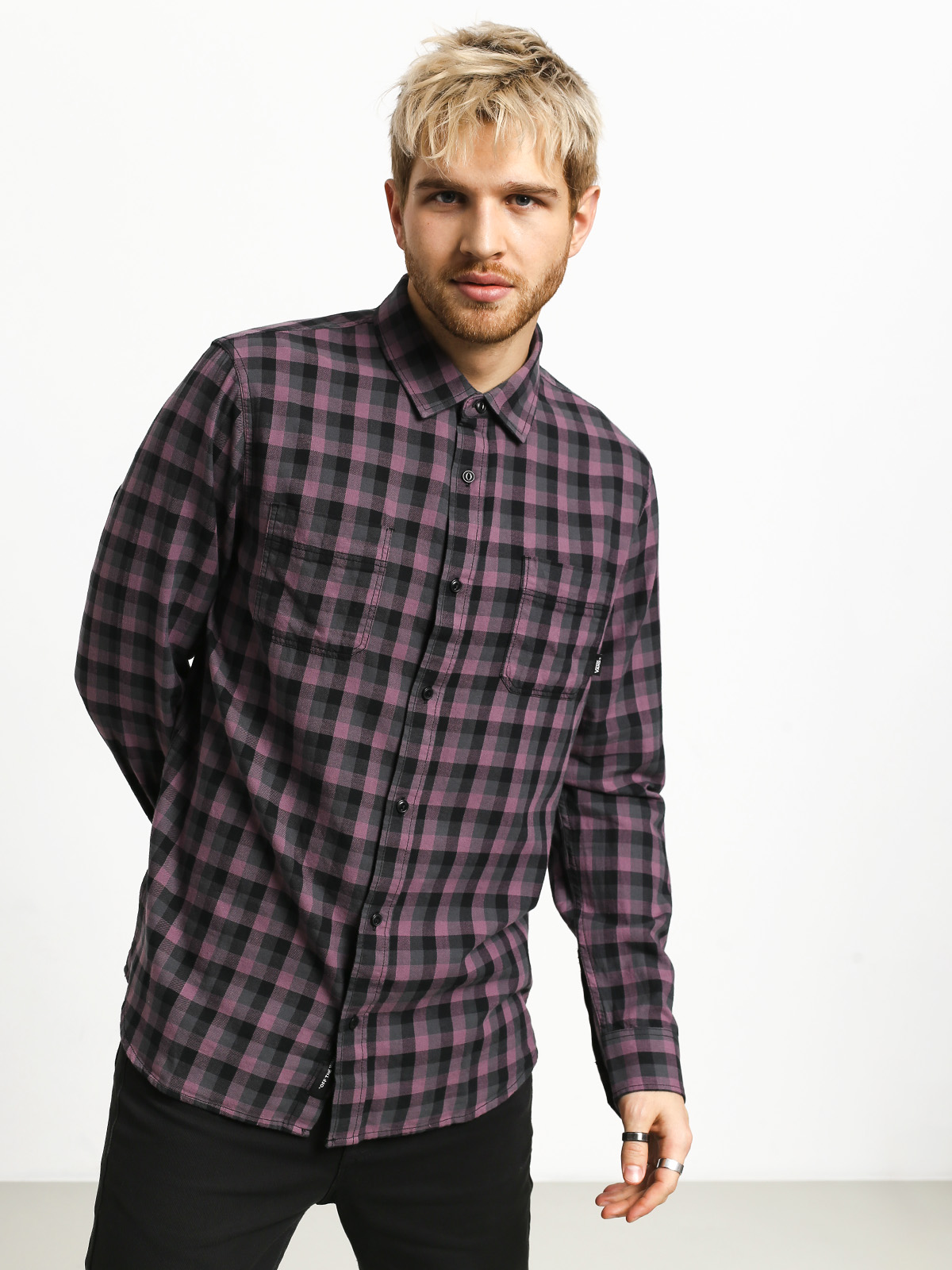 Koszula Vans Alameda II (black plum/black)