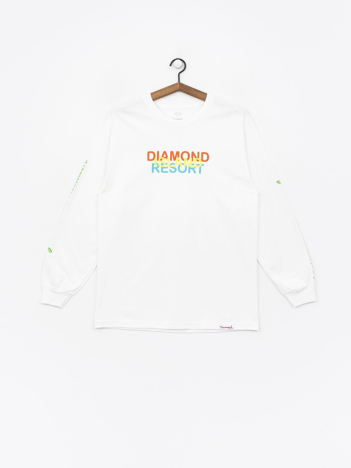 Longsleeve Diamond Supply Co. Diamond Resort (white)