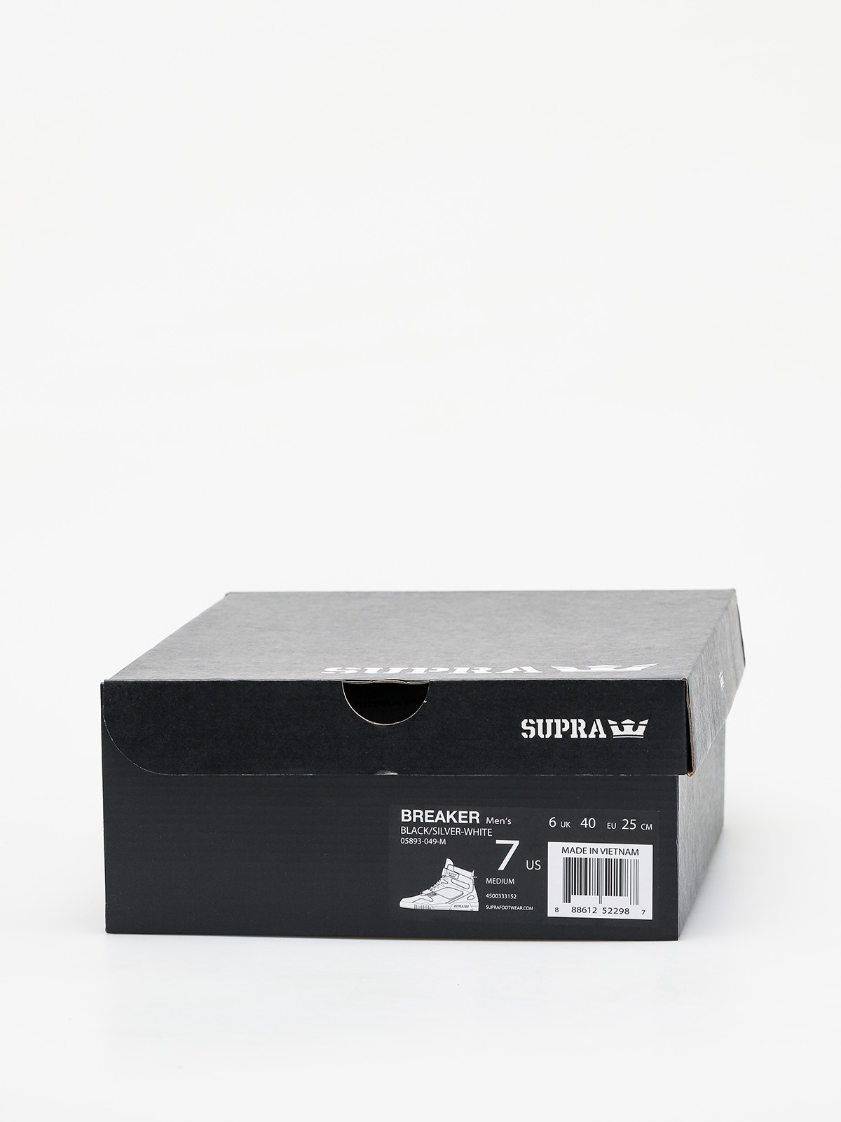 Buty Supra Breaker (black/silver white)