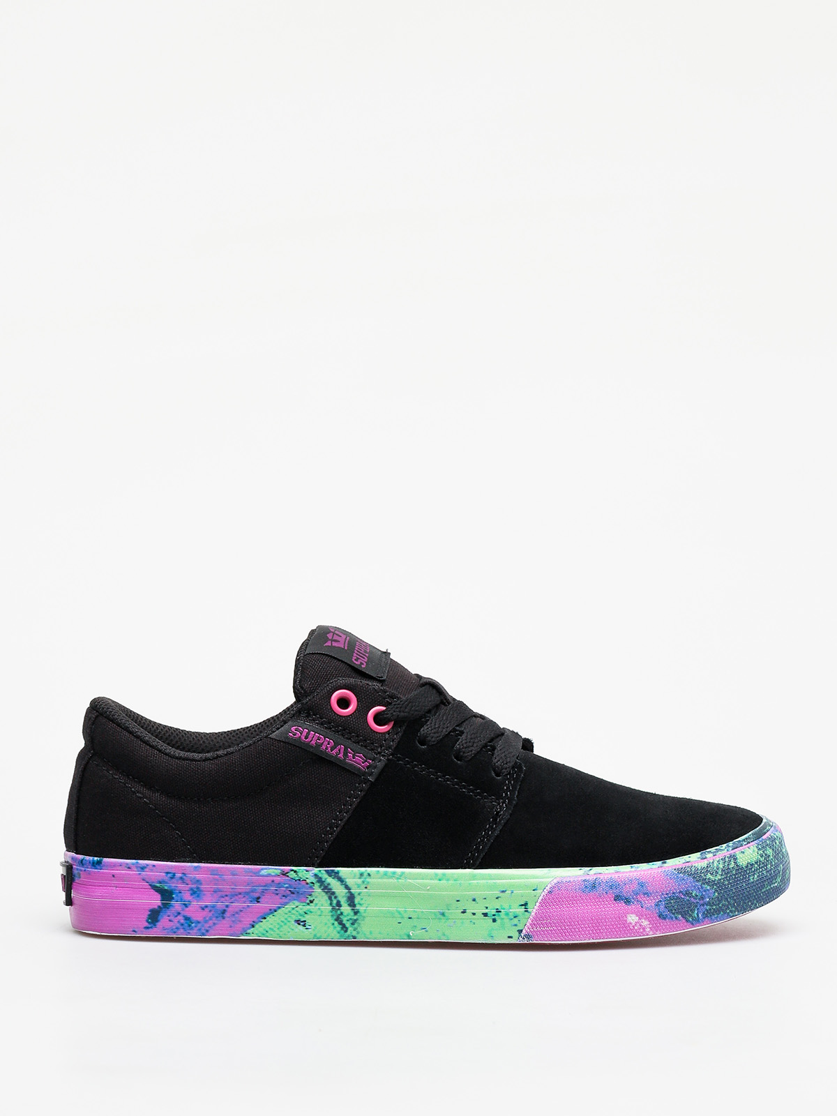Buty Supra Stacks Vulc II (black neon acid)