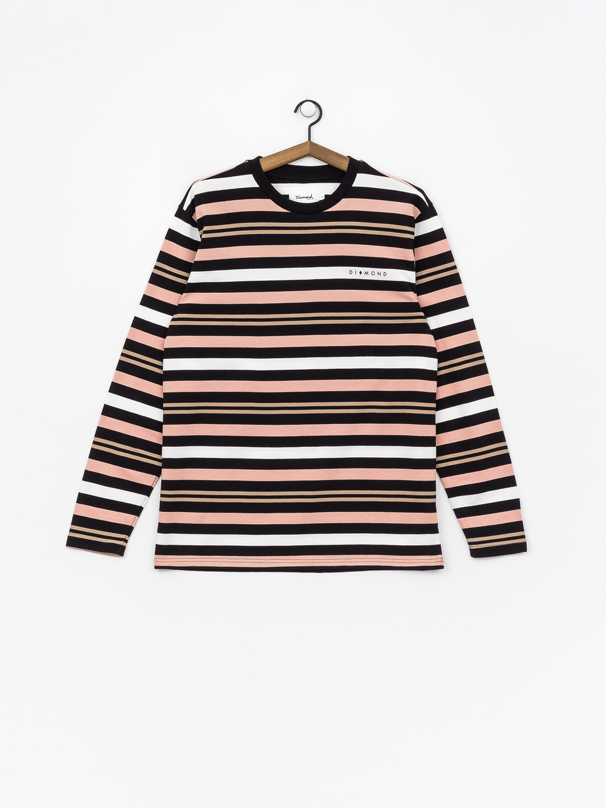 Longsleeve Diamond Supply Co. Marquise Striped (black)