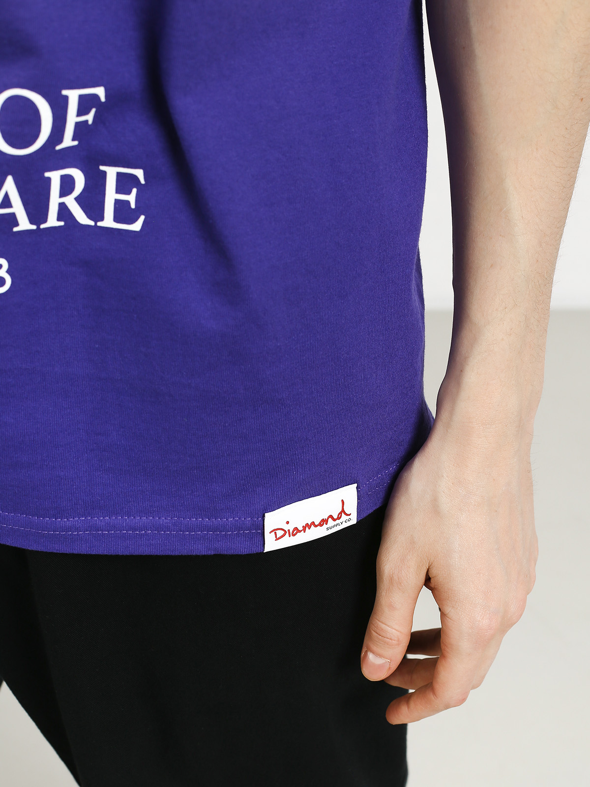 T-shirt Diamond Supply Co. King Of Hardware (purple)