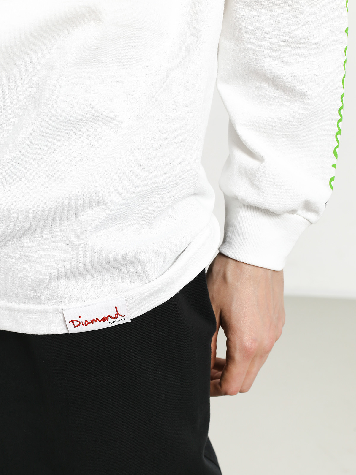 Longsleeve Diamond Supply Co. Diamond Resort (white)
