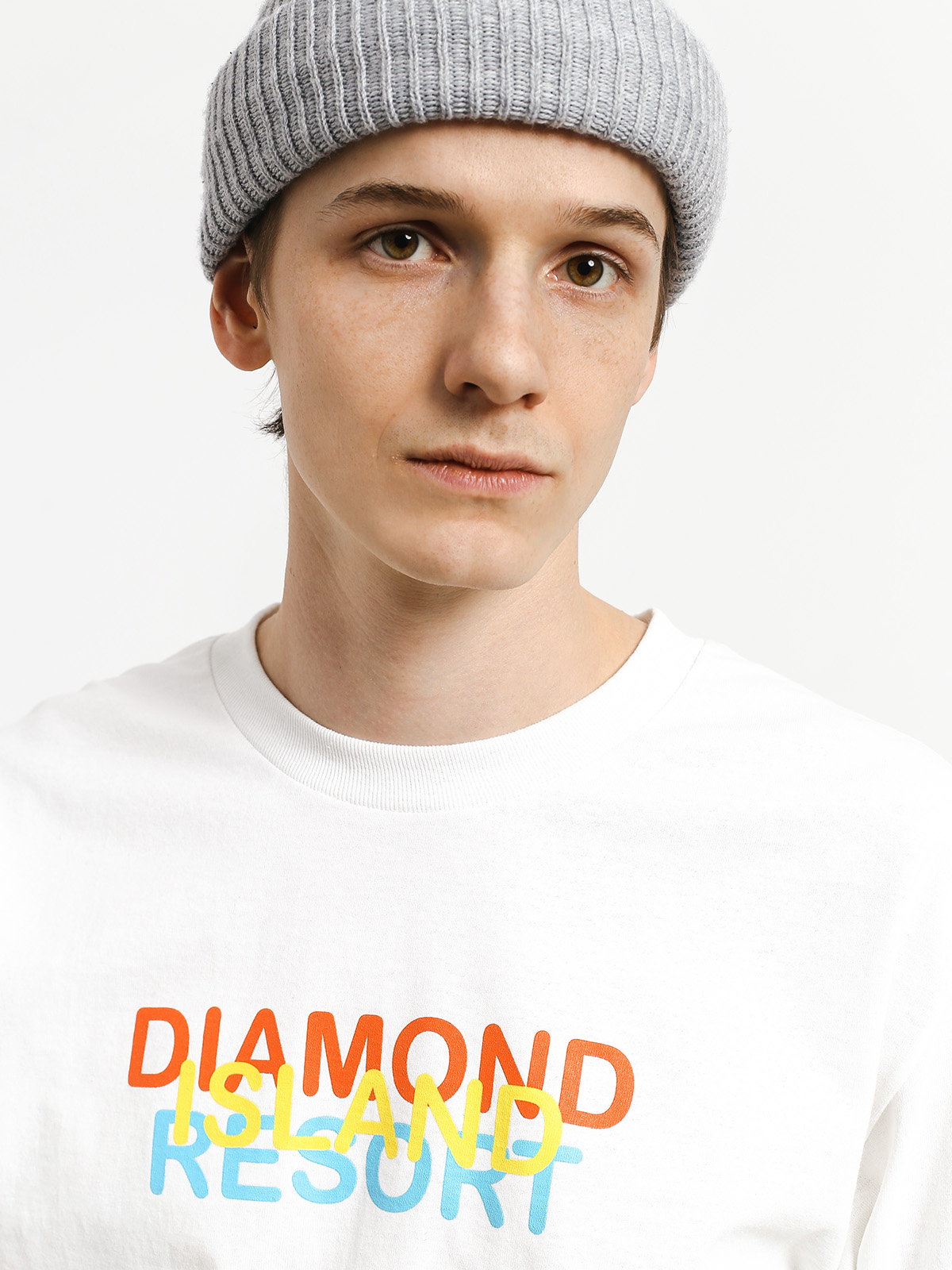 Longsleeve Diamond Supply Co. Diamond Resort (white)