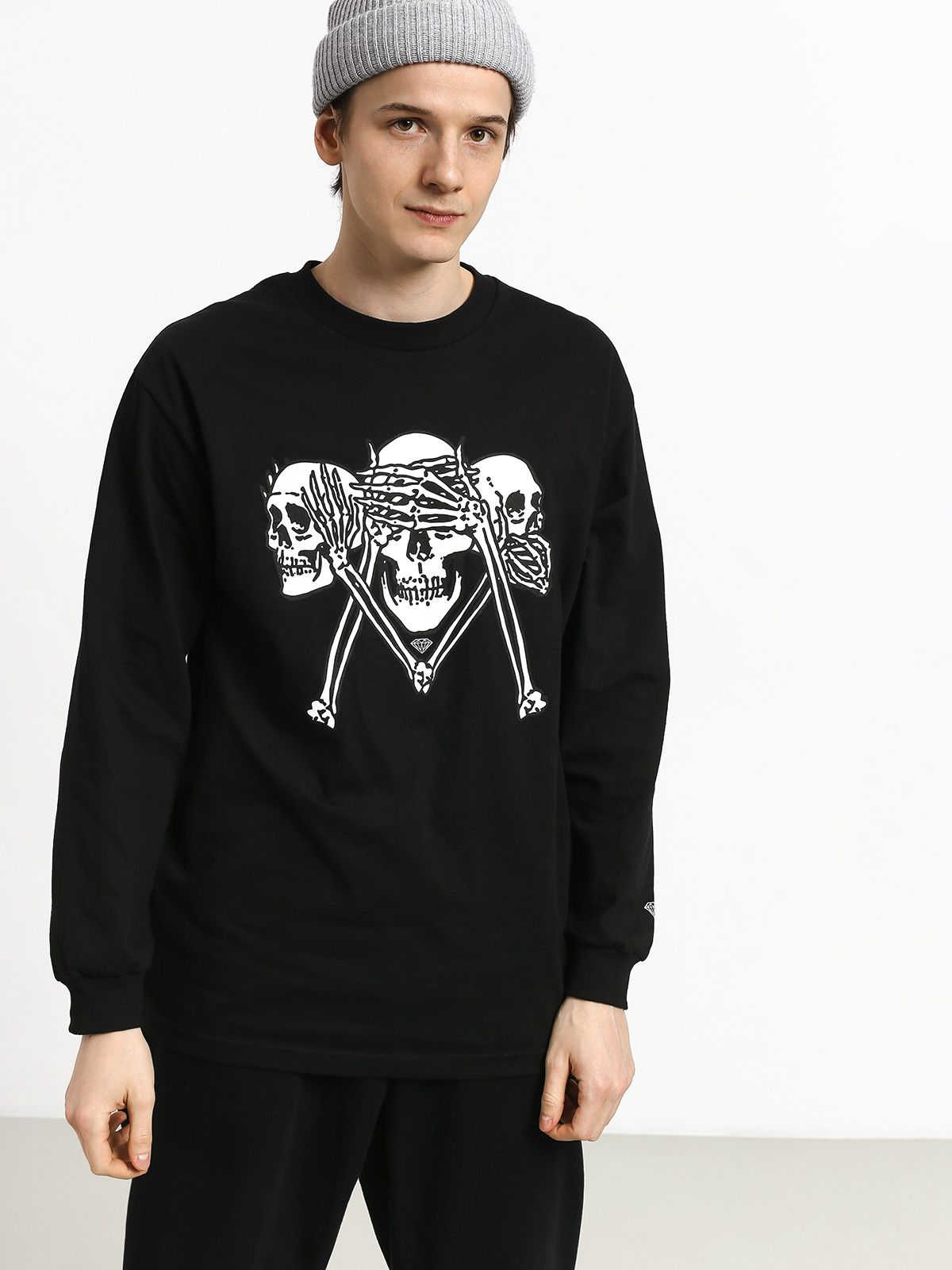 Longsleeve Diamond Supply Co. Secrets Die (black)