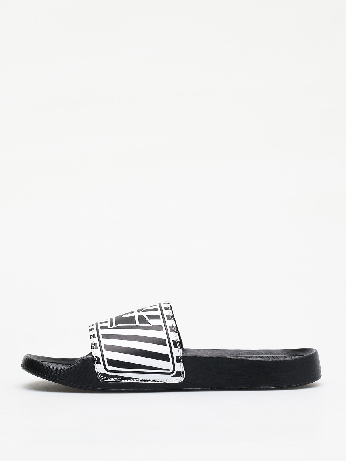Klapki Supra Lockup (black/white stripe)