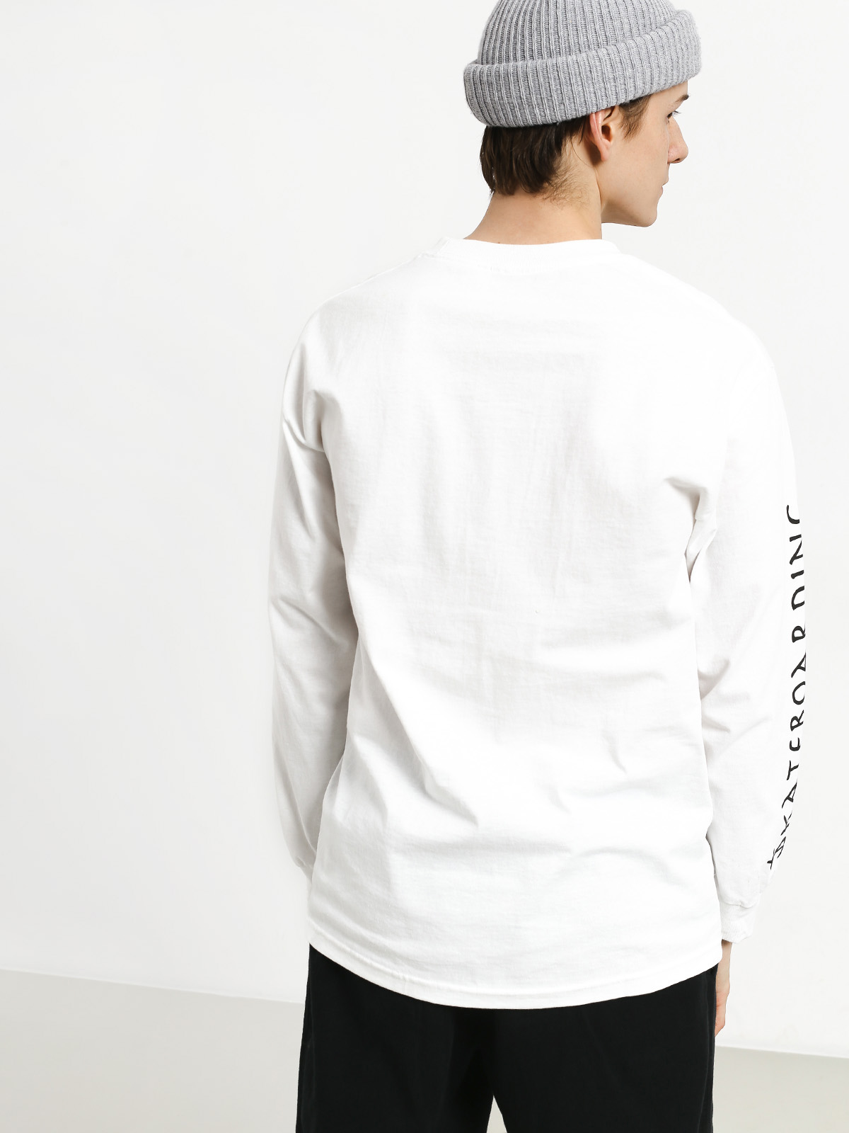 Longsleeve Diamond Supply Co. Skate Crime (white)