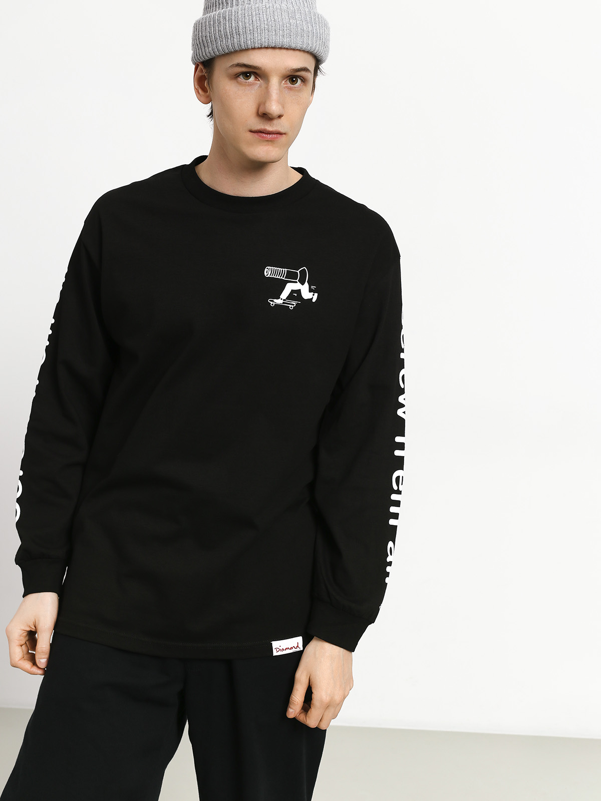 Longsleeve Diamond Supply Co. Screw N Em All (black)