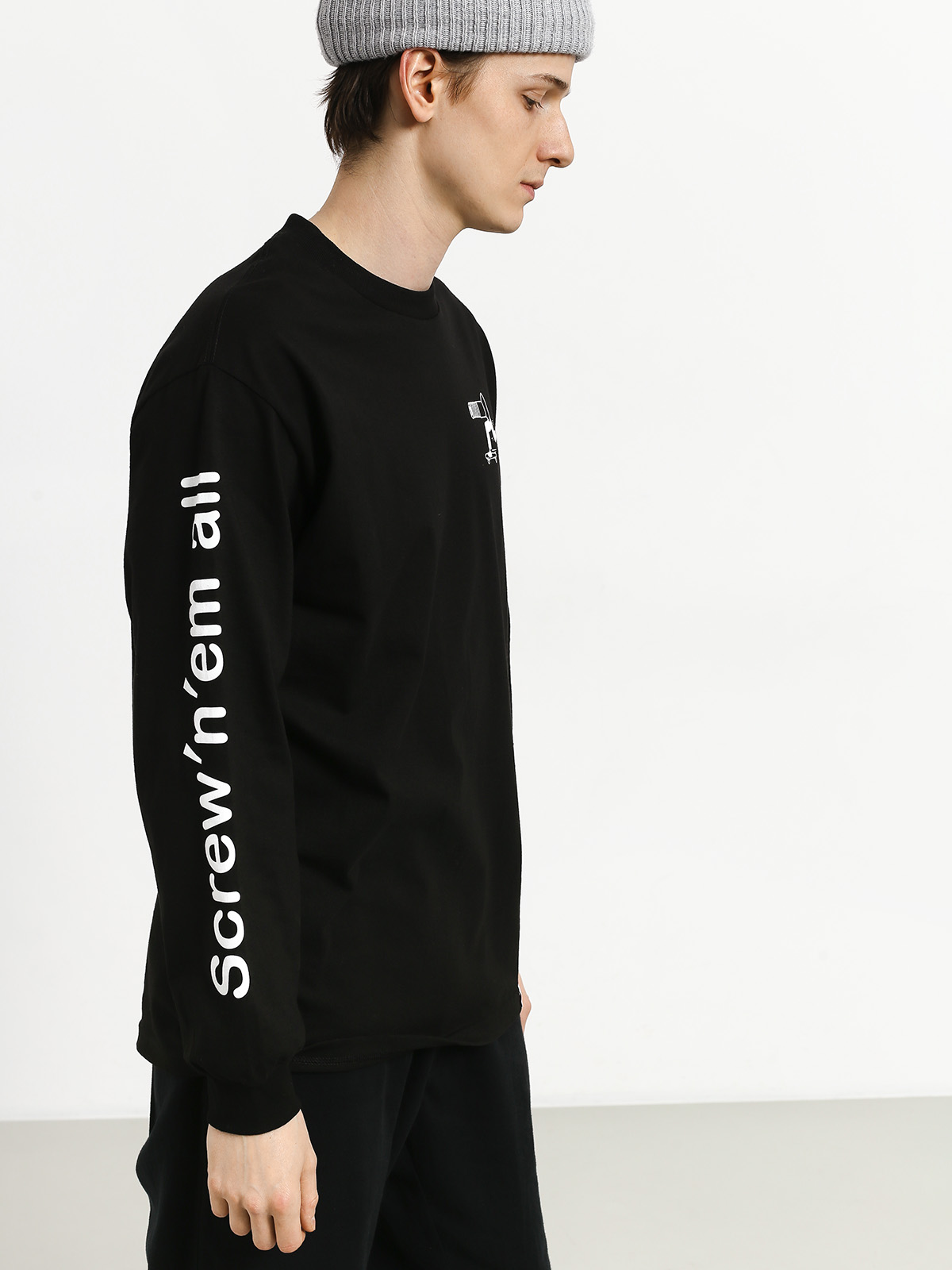 Longsleeve Diamond Supply Co. Screw N Em All (black)