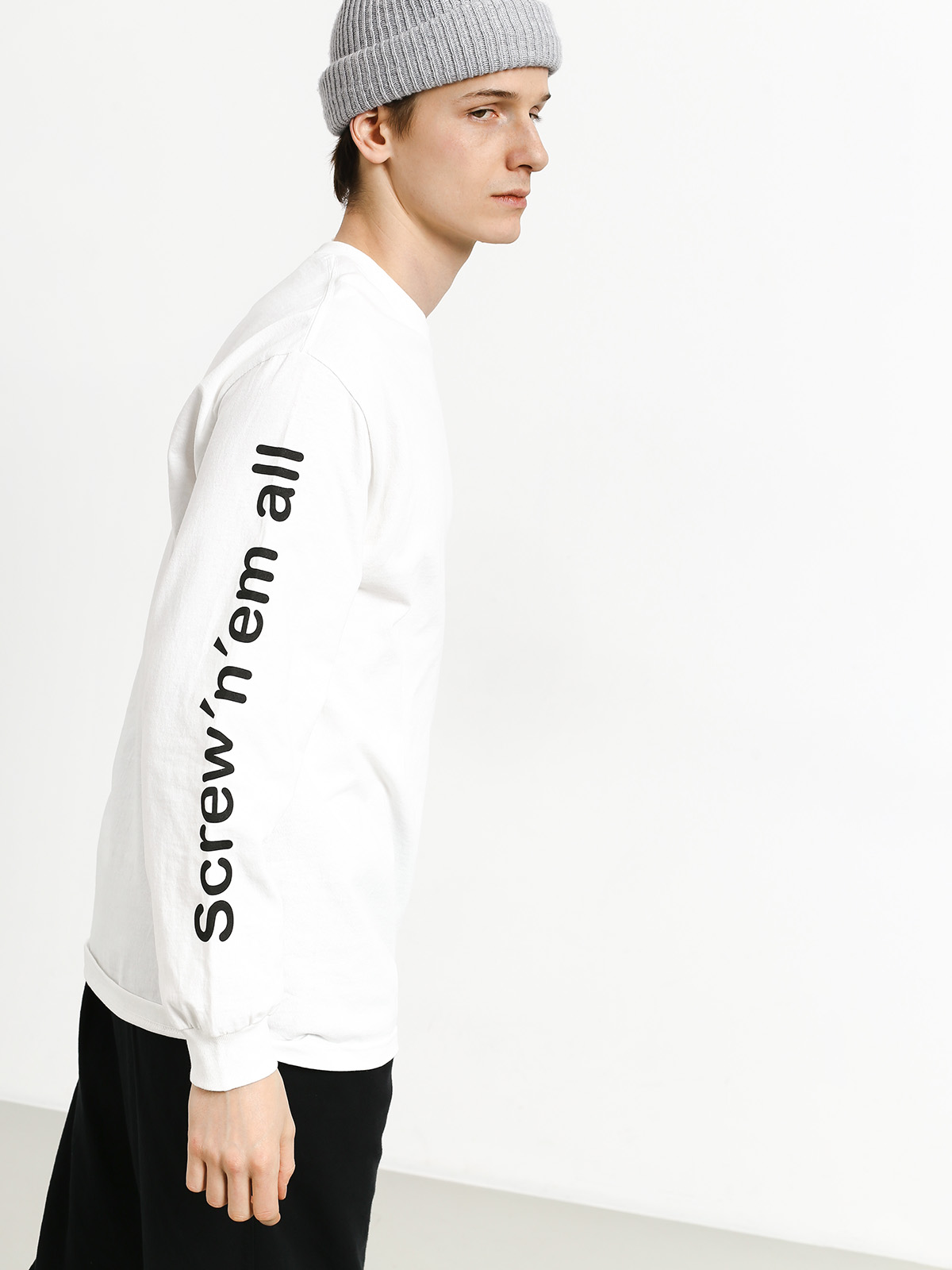 Longsleeve Diamond Supply Co. Screw N Em All (white)