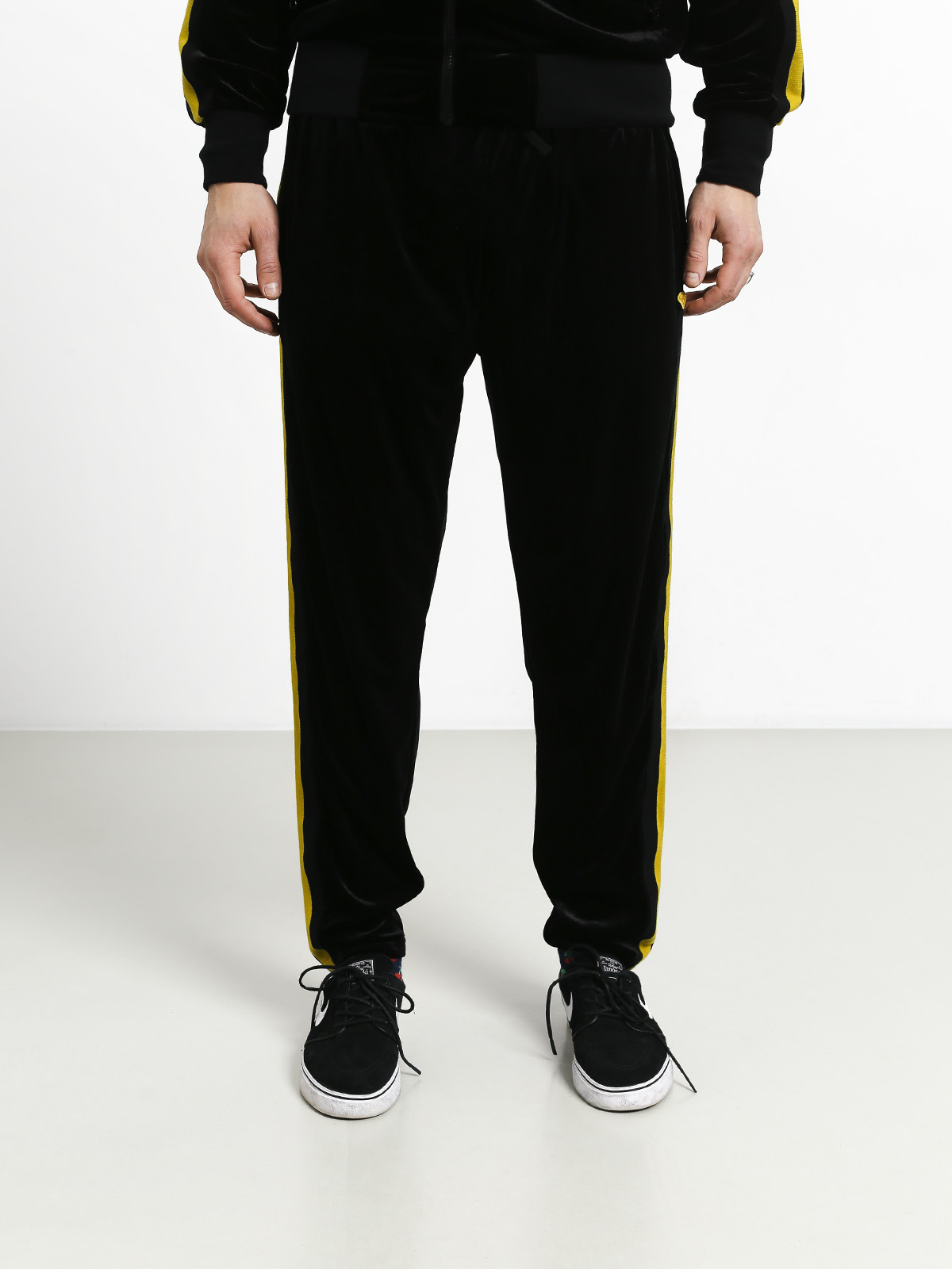 Spodnie Diamond Supply Co. Brilliant Striped Track (black)