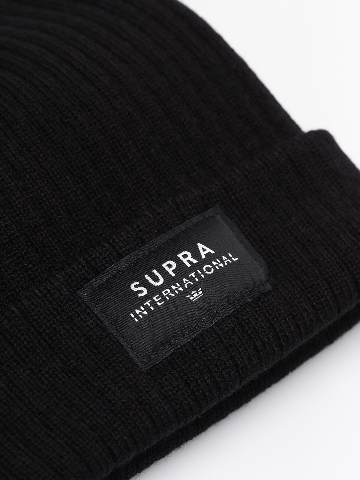 Czapka zimowa Supra Icon Intl Beanie (black/blk/wht)