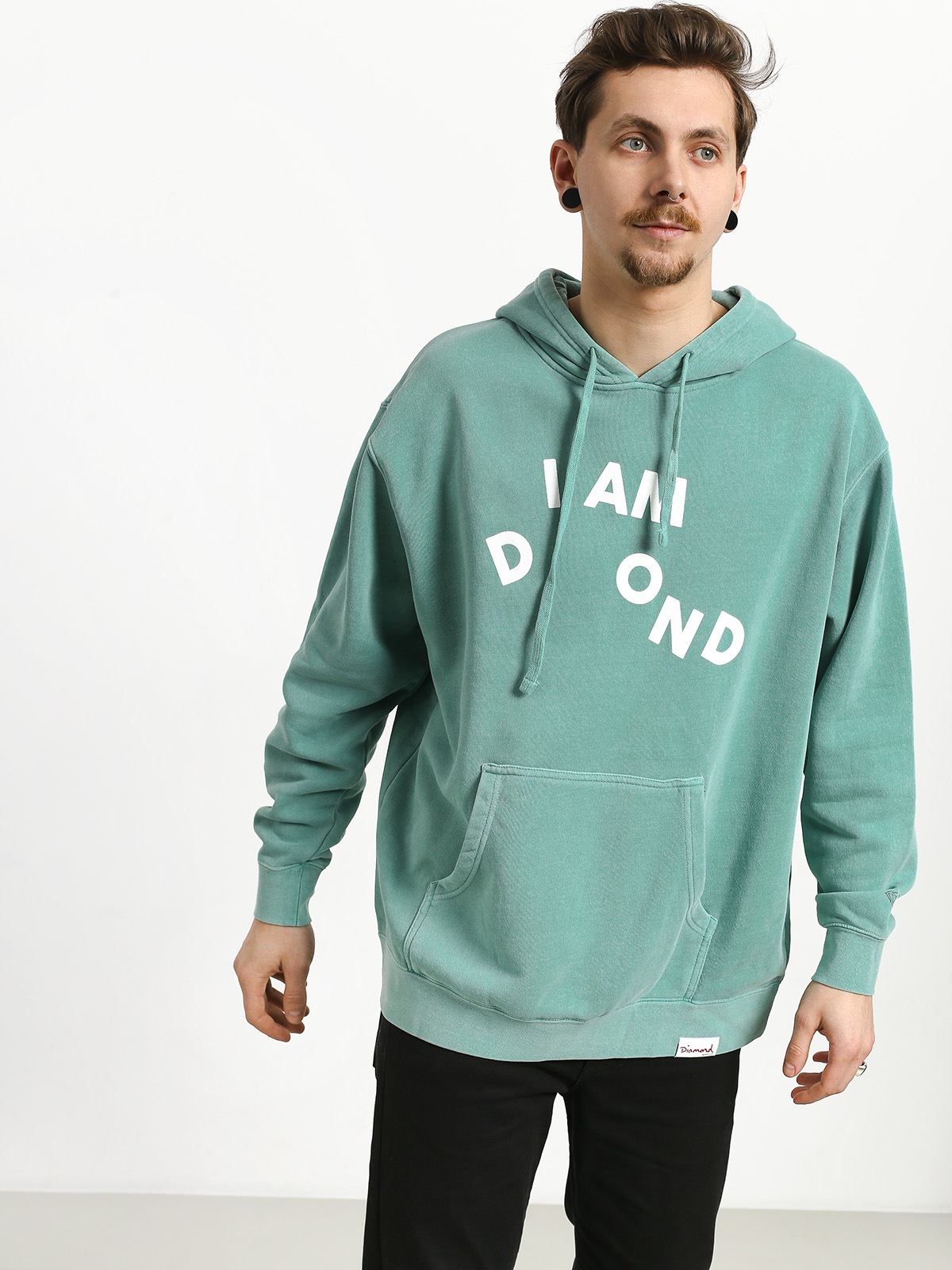 Bluza z kapturem Diamond Supply Co. I Am HD (mint)