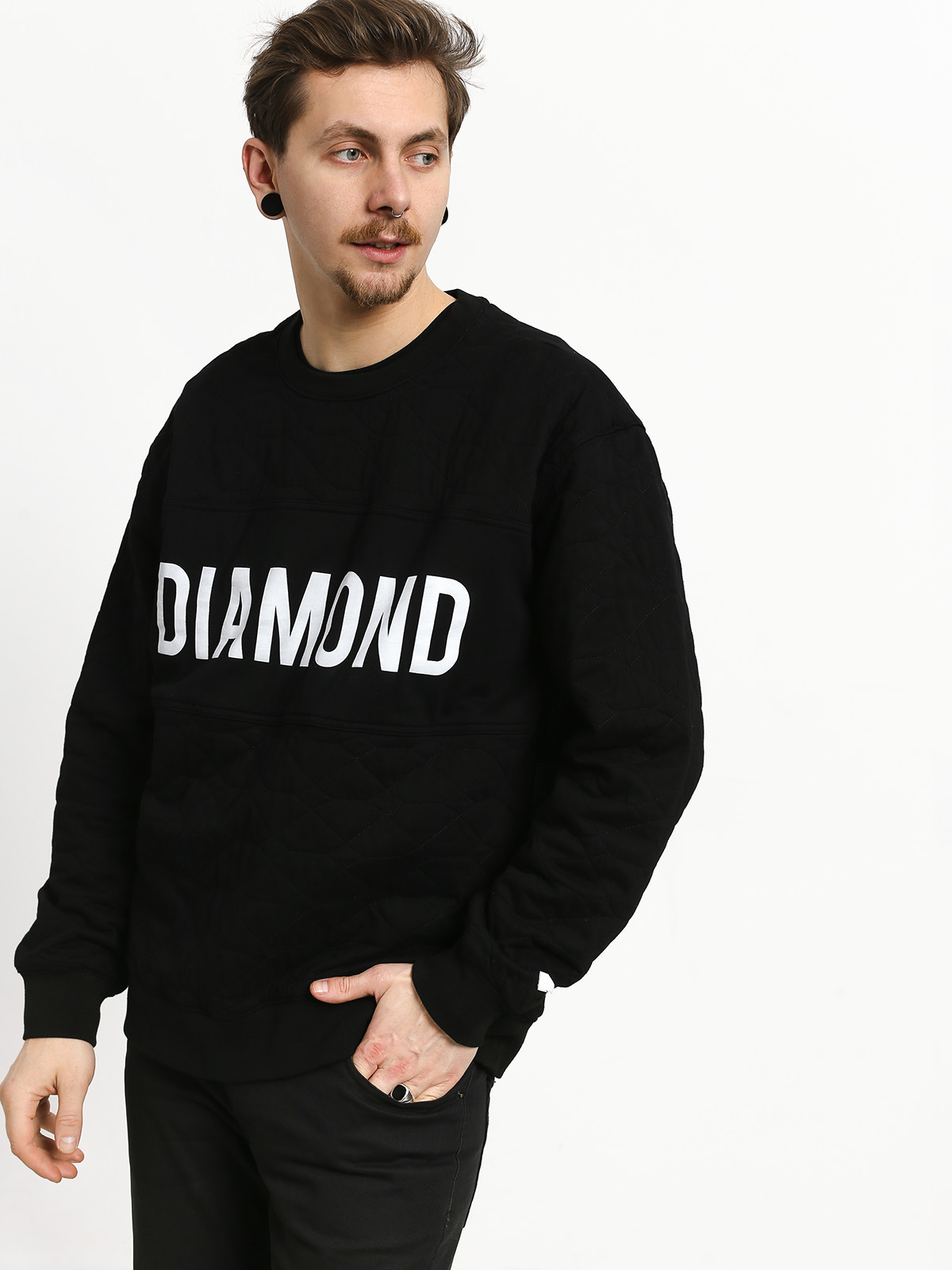 Bluza Diamond Supply Co. Diamond Quilted (black)