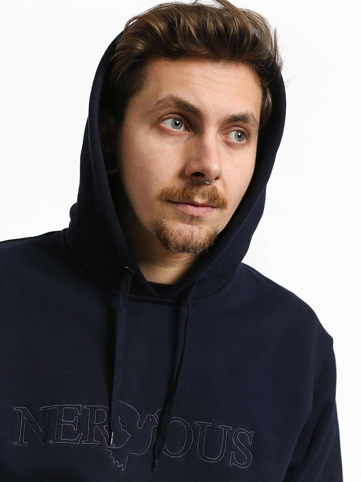 Bluza z kapturem Nervous Classic HD (navy)