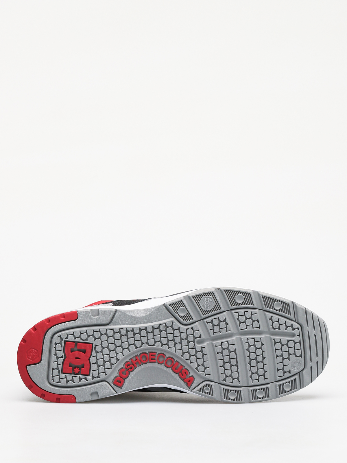 Buty DC E Tribeka (black/athletic red/battleship)